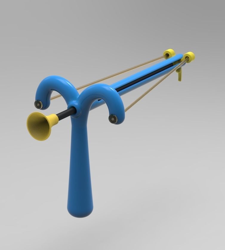 slingshot arrow 3D print model_4