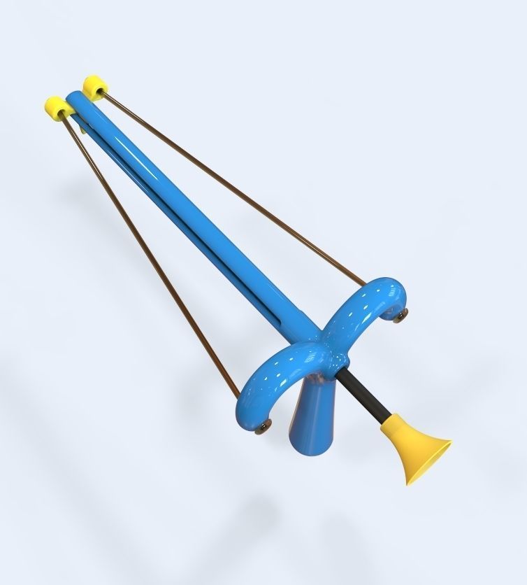 slingshot arrow 3D print model_26