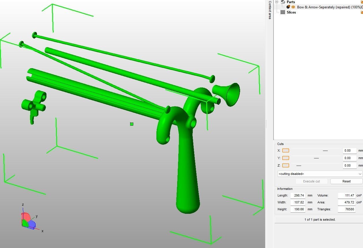 slingshot arrow 3D print model_45