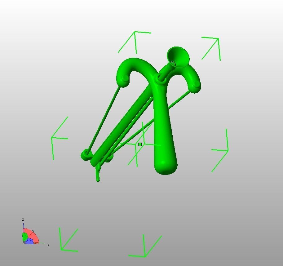 slingshot arrow 3D print model_42