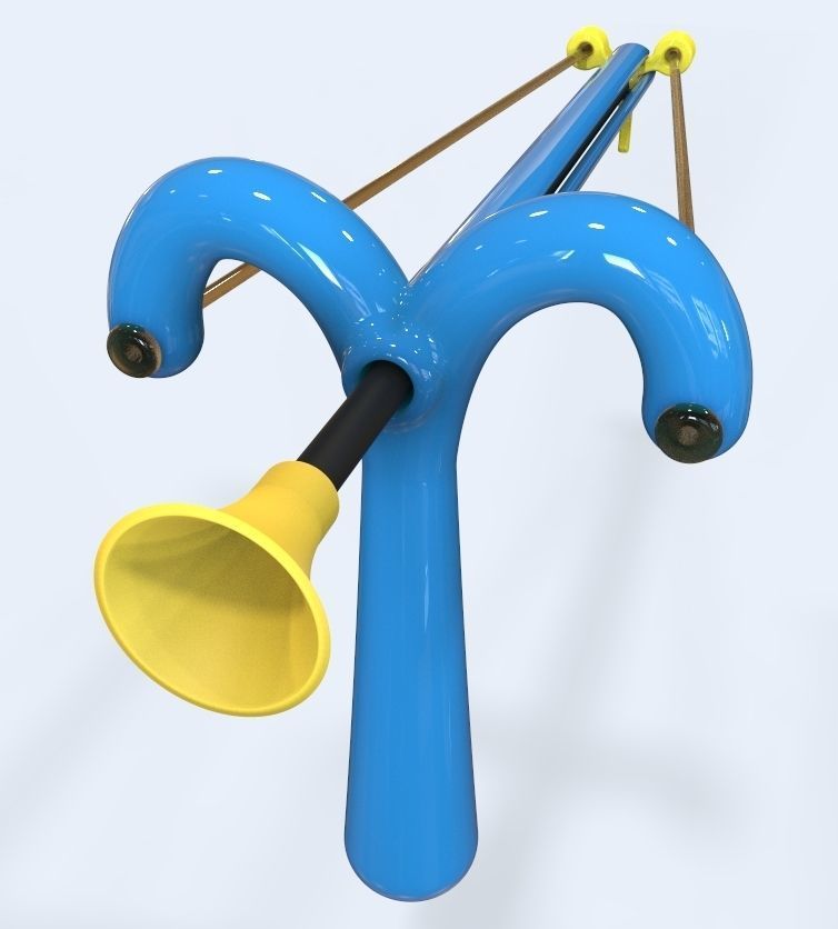 slingshot arrow 3D print model_2