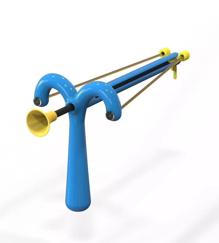 slingshot arrow 3D print model_0