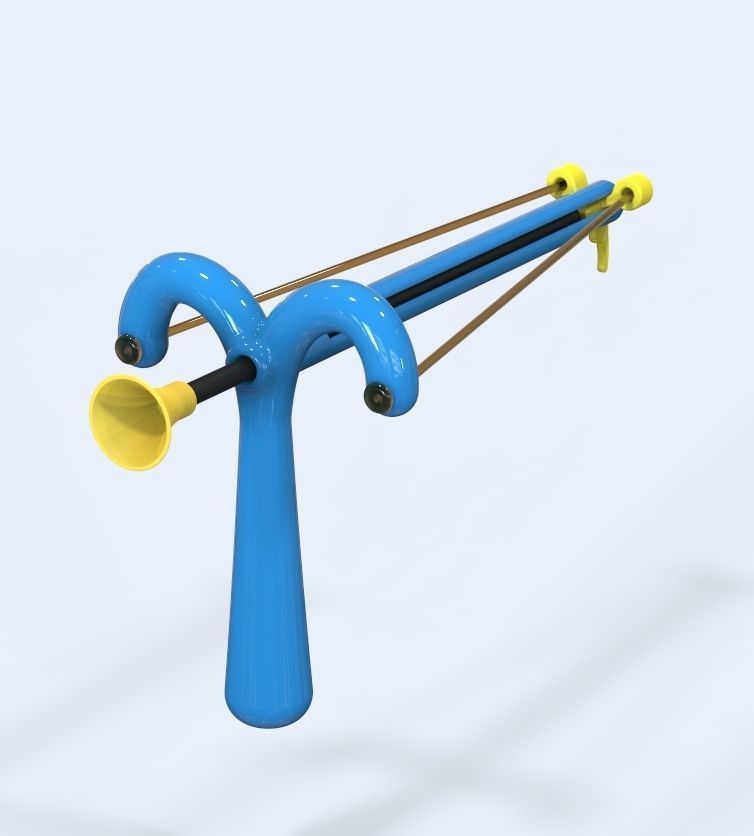 slingshot arrow 3D print model_5