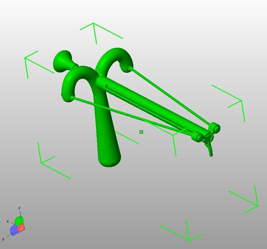 slingshot arrow 3D print model_43