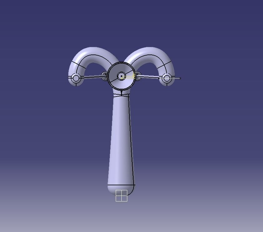 slingshot arrow 3D print model_48