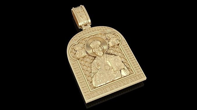 Pendant prayer 3D print model