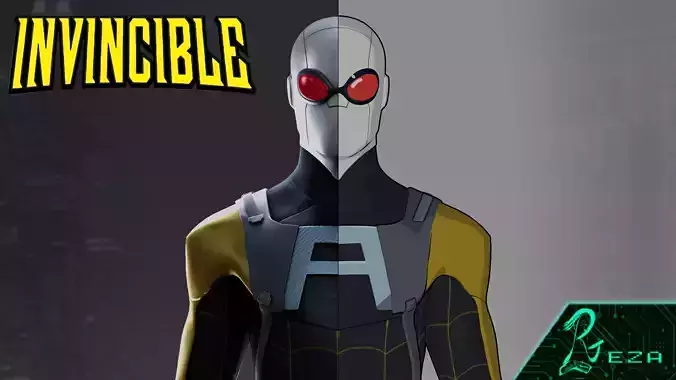 Agent Spider from Invincible TV Series 3D model