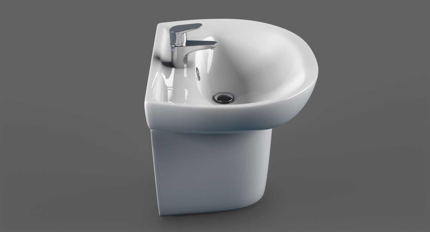 Sink Keromag Renova 3D model_4