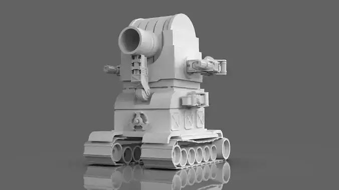 Metal Slug Mecha Vehicle - Sarubia V2 - Only Mesh 3D model