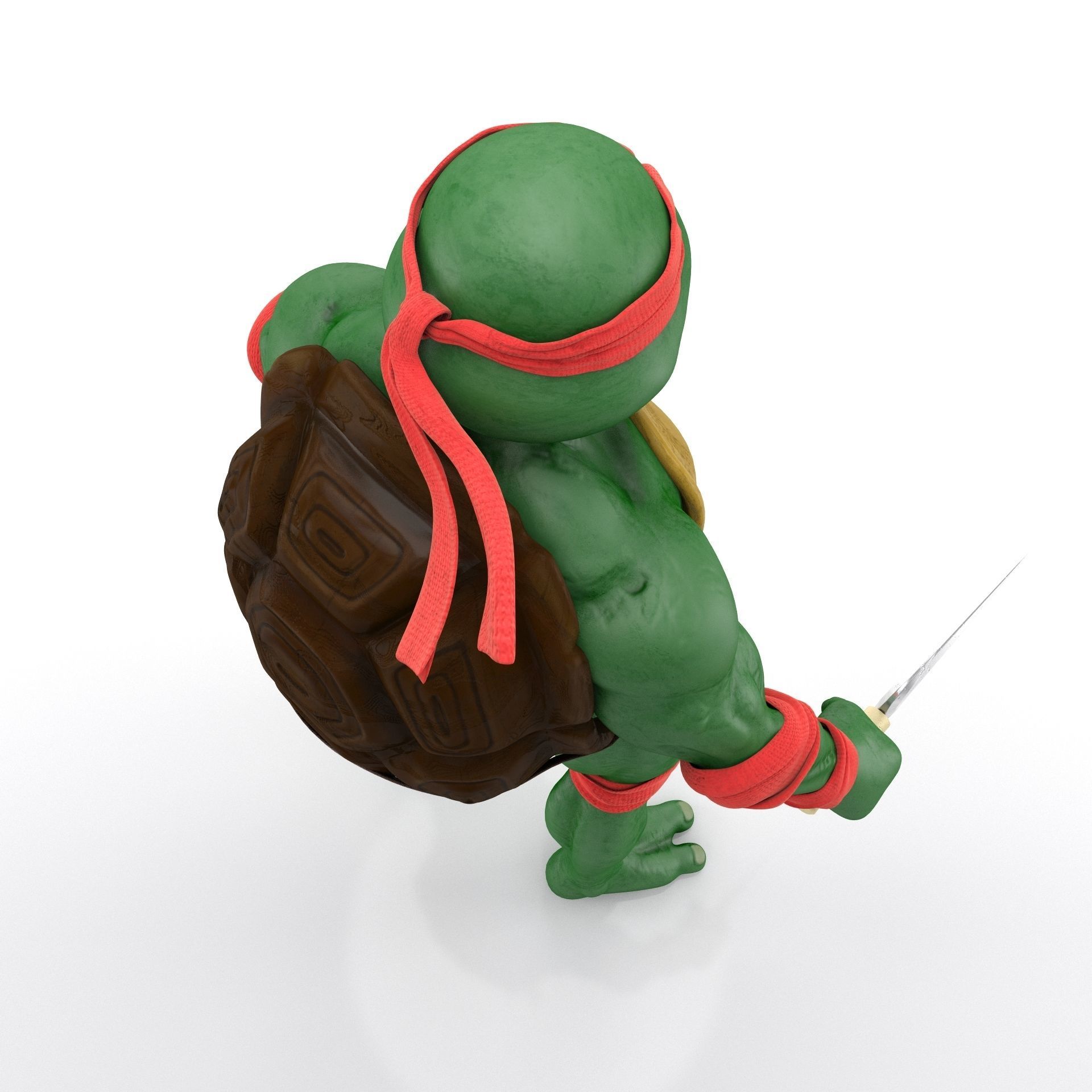 TMNT Ninja Turtles Raphael 3D model_8