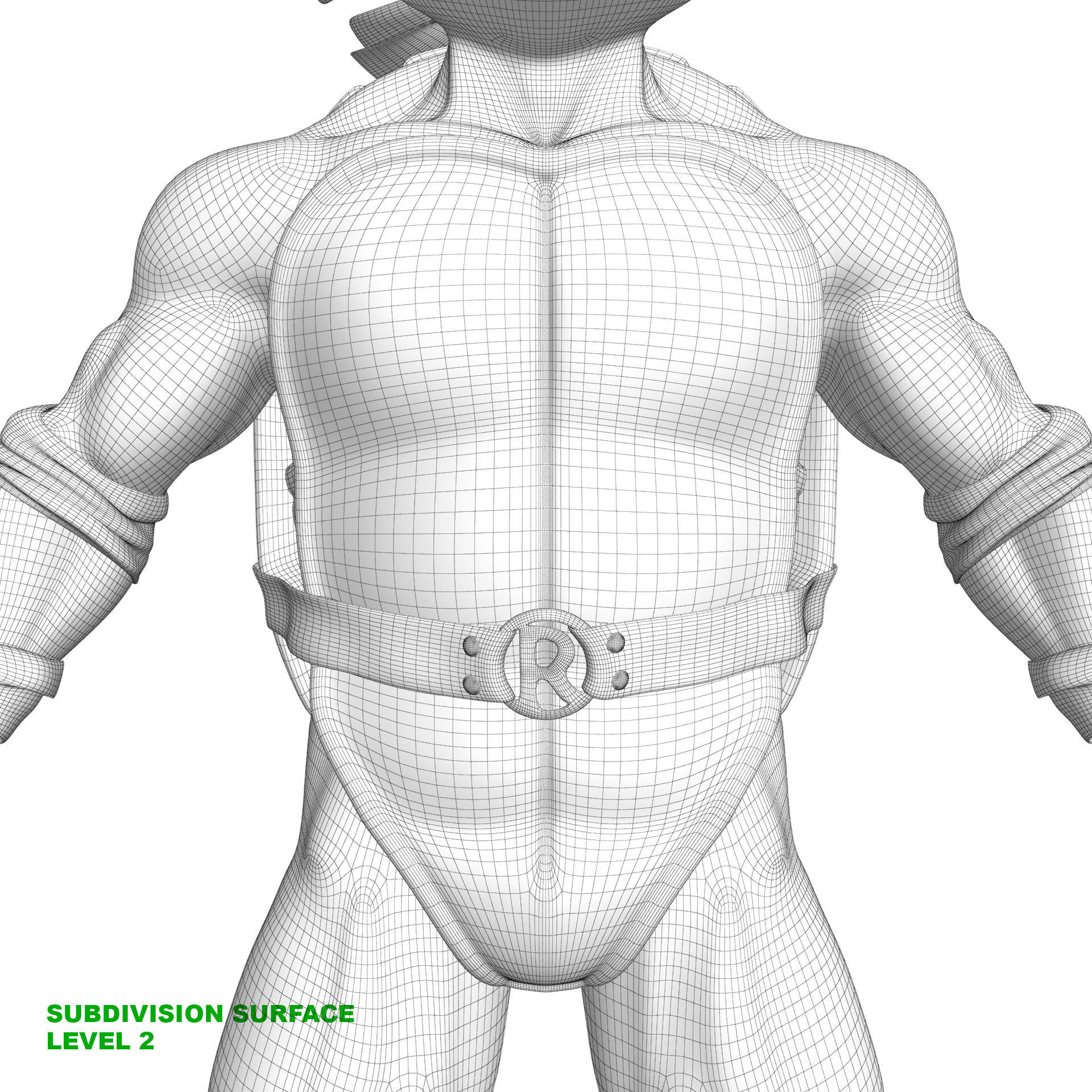 TMNT Ninja Turtles Raphael 3D model_28