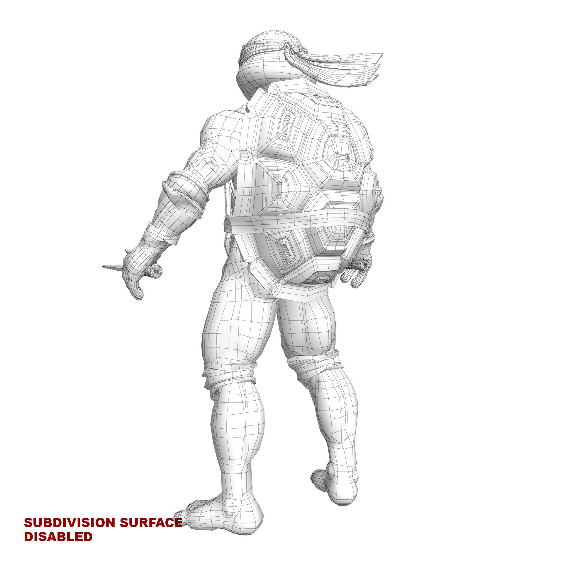 TMNT Ninja Turtles Raphael 3D model_24