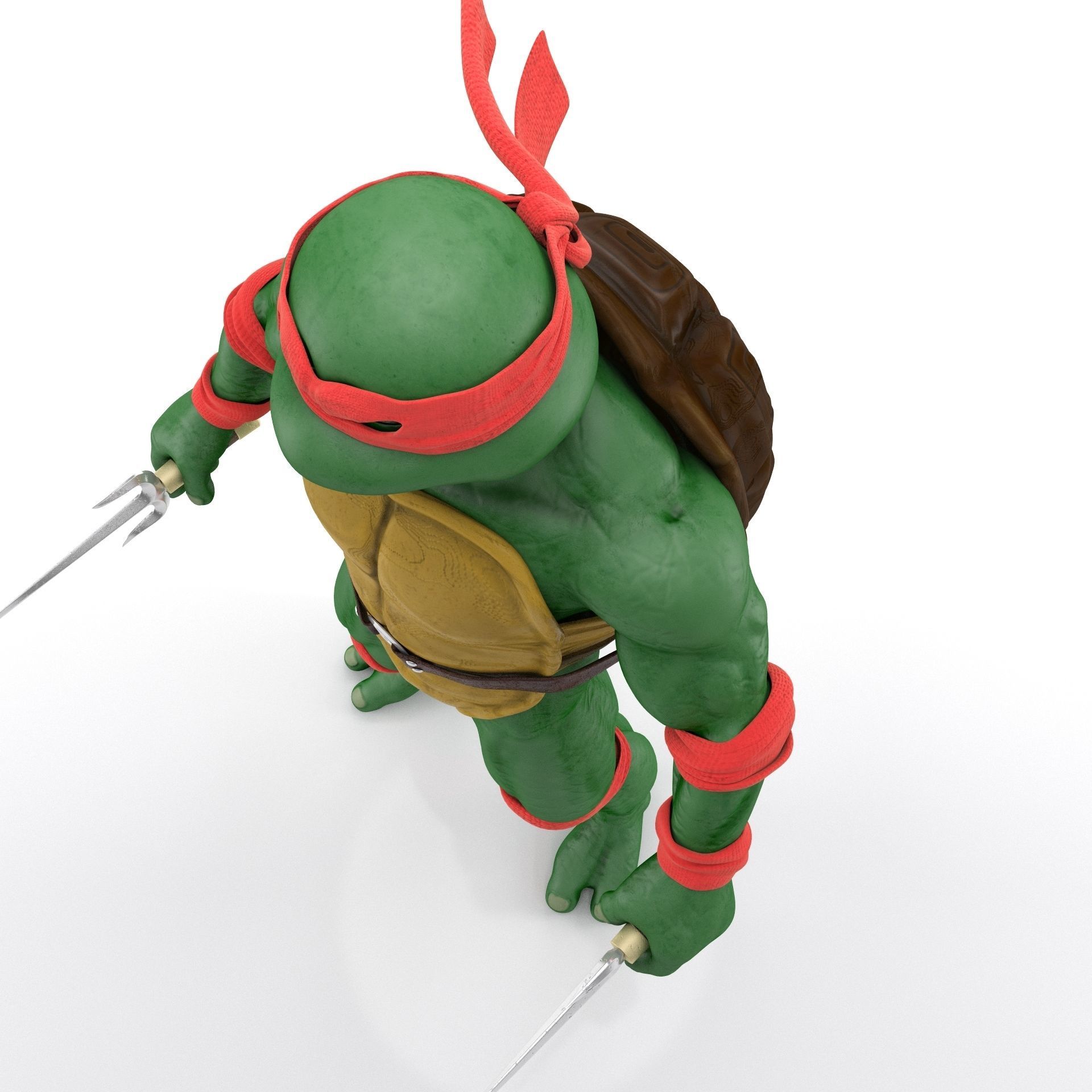 TMNT Ninja Turtles Raphael 3D model_7