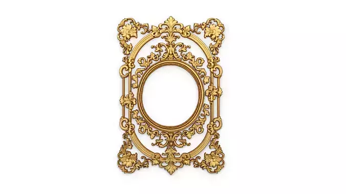 Plaster decorative frame ornament 15