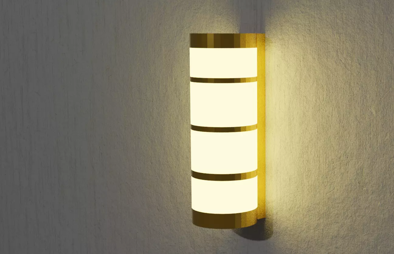 wall lamp  3D model_0