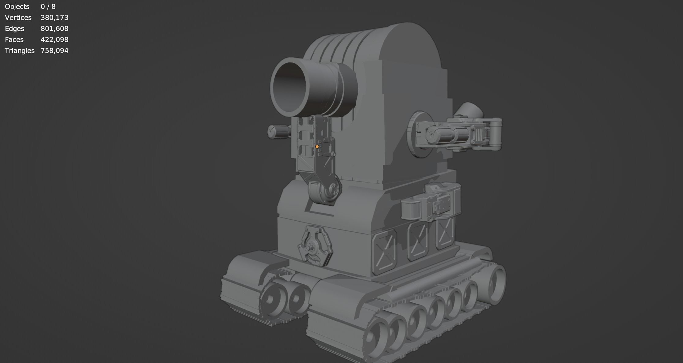 Metal Slug Mecha Vehicles Pack 4 In 1 - Only Mesh 3D model_49