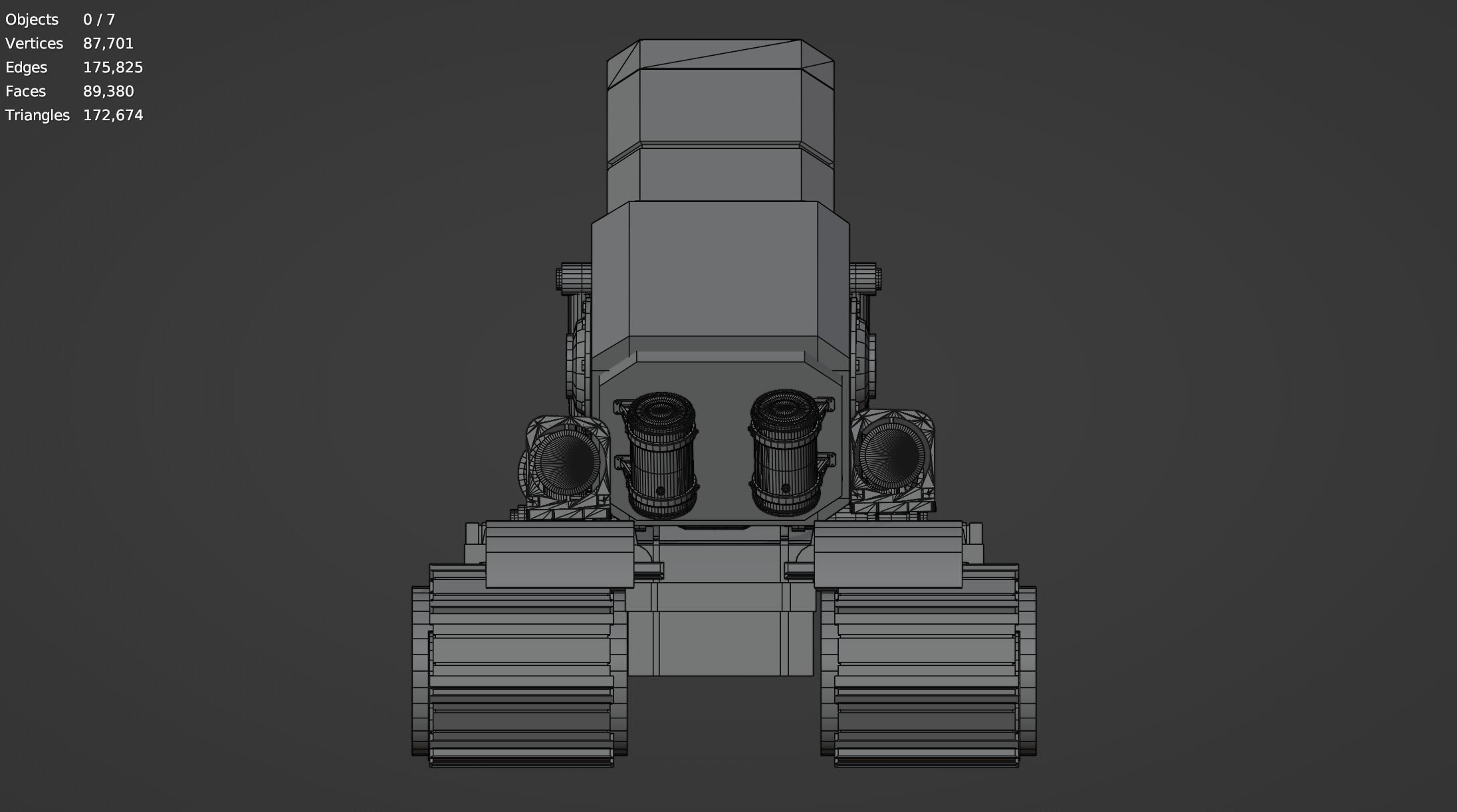 Metal Slug Mecha Vehicles Pack 4 In 1 - Only Mesh 3D model_35