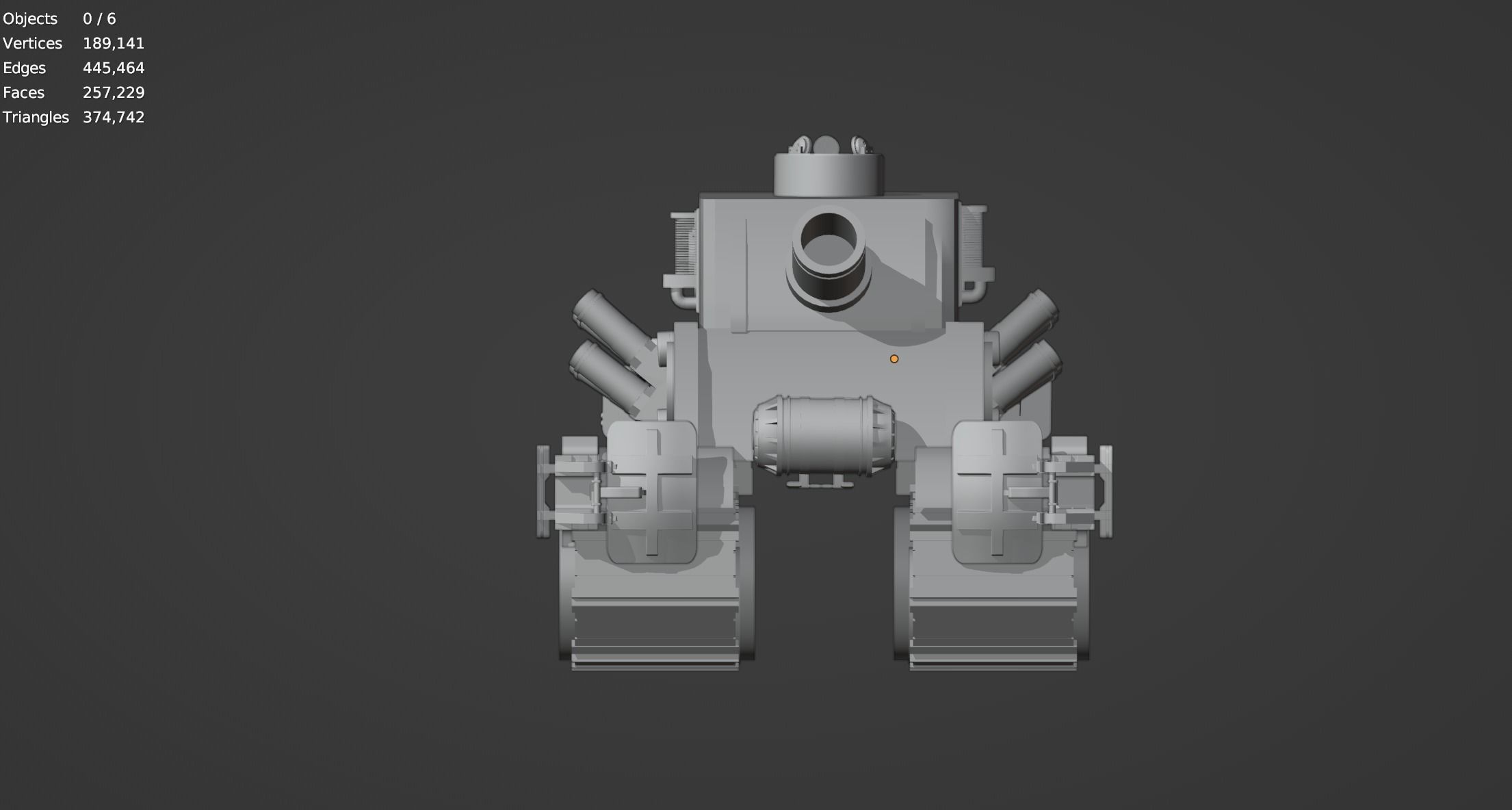 Metal Slug Mecha Vehicles Pack 4 In 1 - Only Mesh 3D model_43