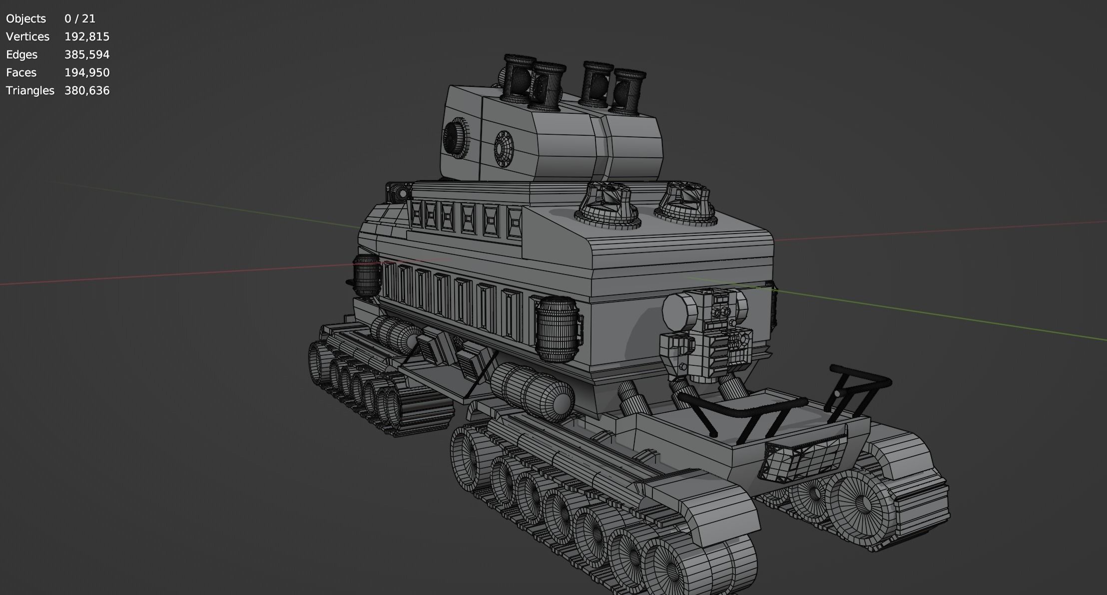 Metal Slug Mecha Vehicles Pack 4 In 1 - Only Mesh 3D model_27