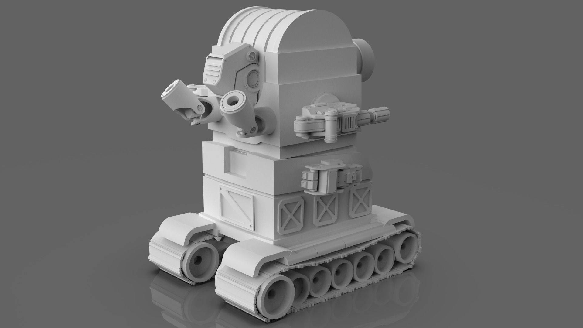 Metal Slug Mecha Vehicles Pack 4 In 1 - Only Mesh 3D model_16