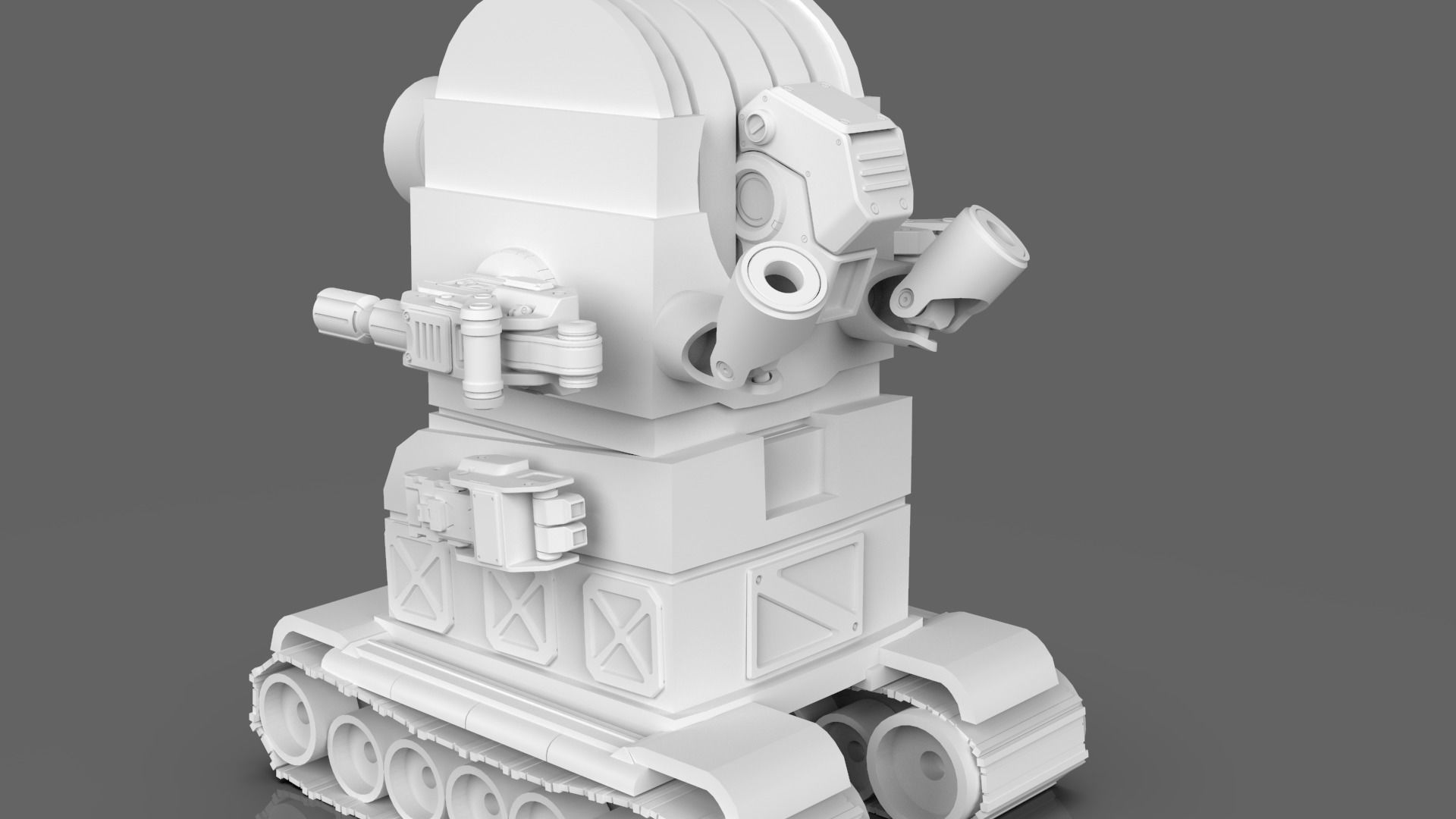 Metal Slug Mecha Vehicles Pack 4 In 1 - Only Mesh 3D model_17
