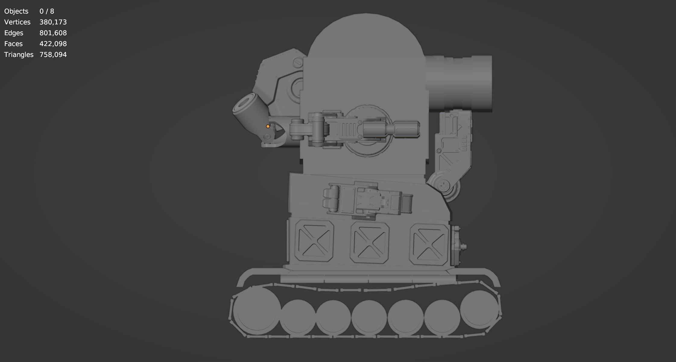 Metal Slug Mecha Vehicles Pack 4 In 1 - Only Mesh 3D model_55