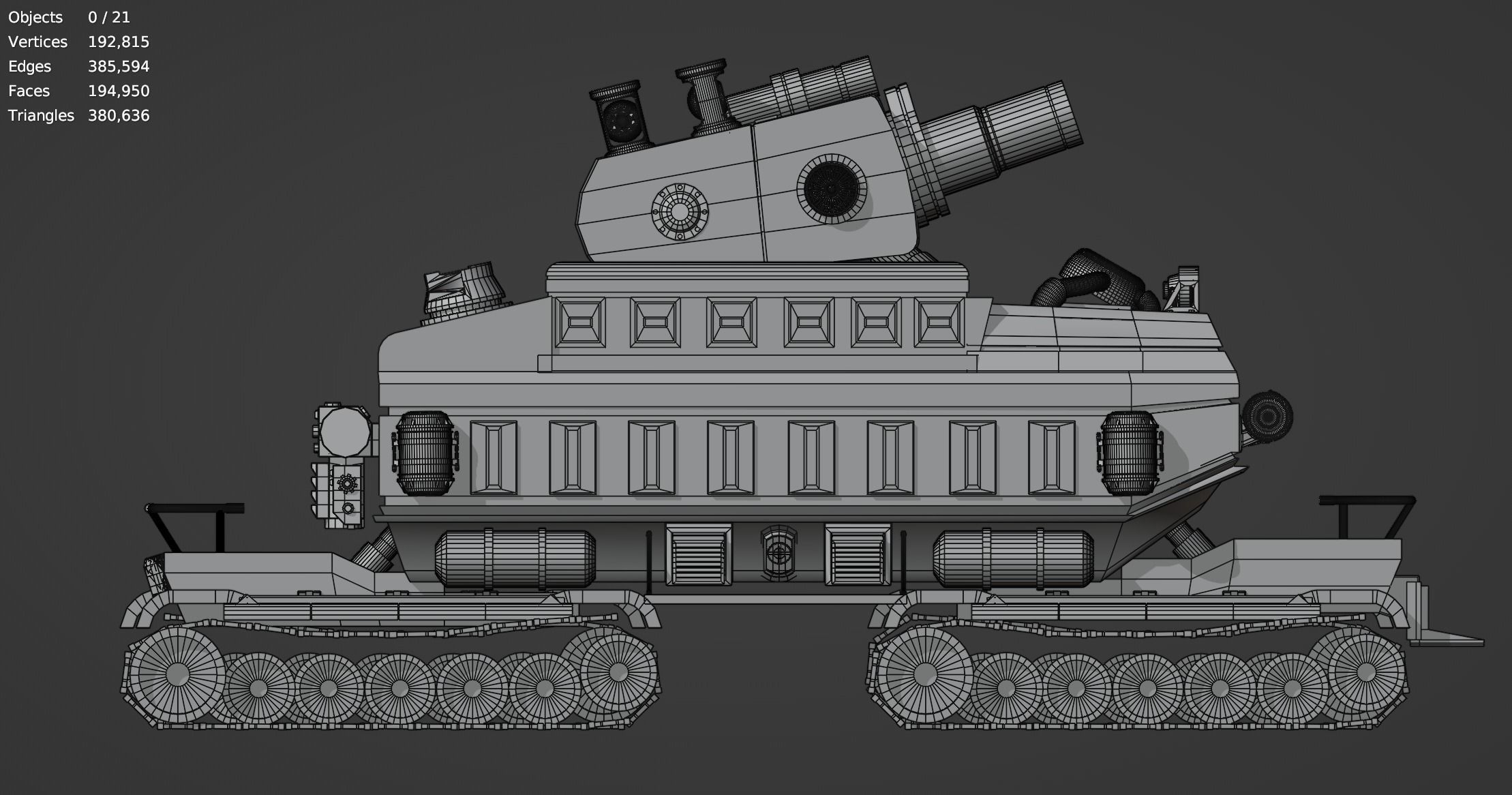 Metal Slug Mecha Vehicles Pack 4 In 1 - Only Mesh 3D model_22