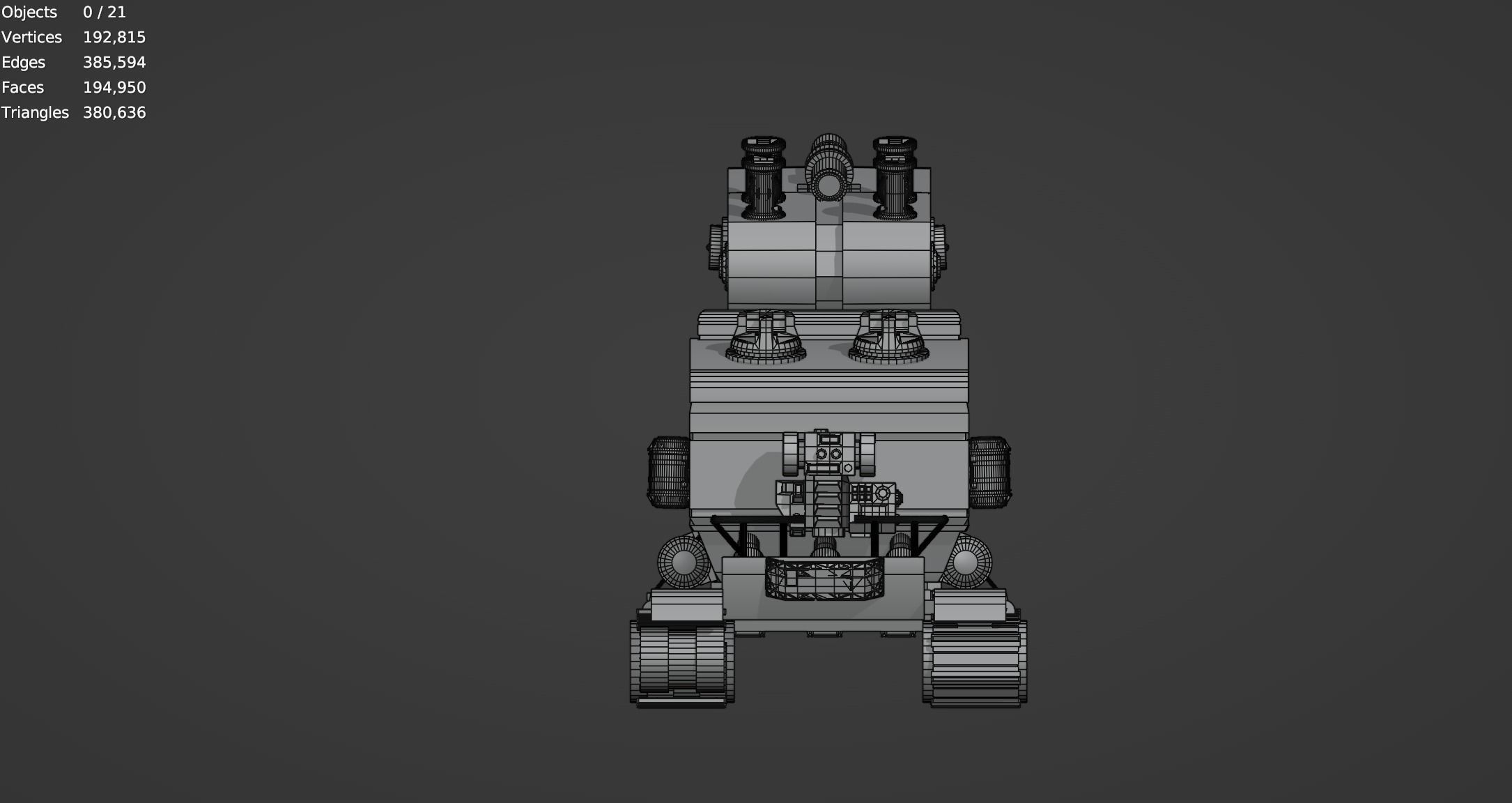 Metal Slug Mecha Vehicles Pack 4 In 1 - Only Mesh 3D model_25