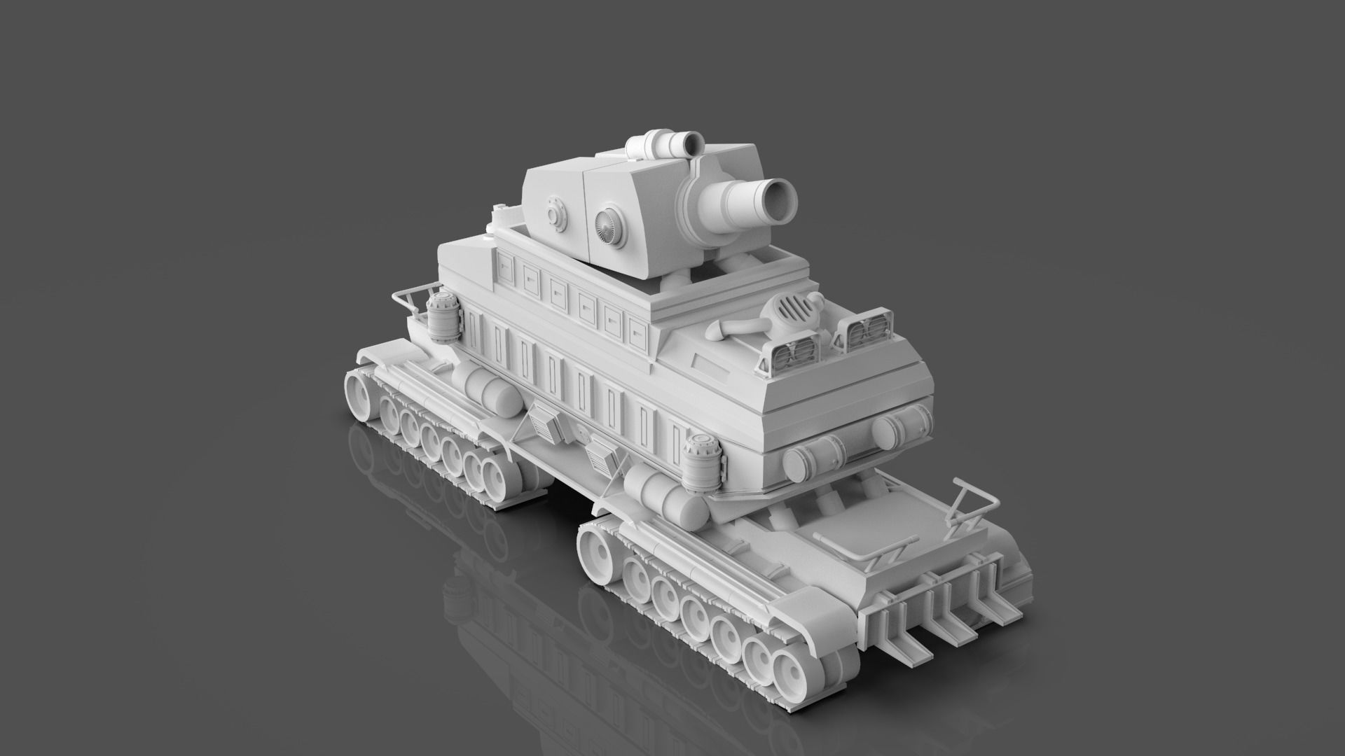 Metal Slug Mecha Vehicles Pack 4 In 1 - Only Mesh 3D model_6