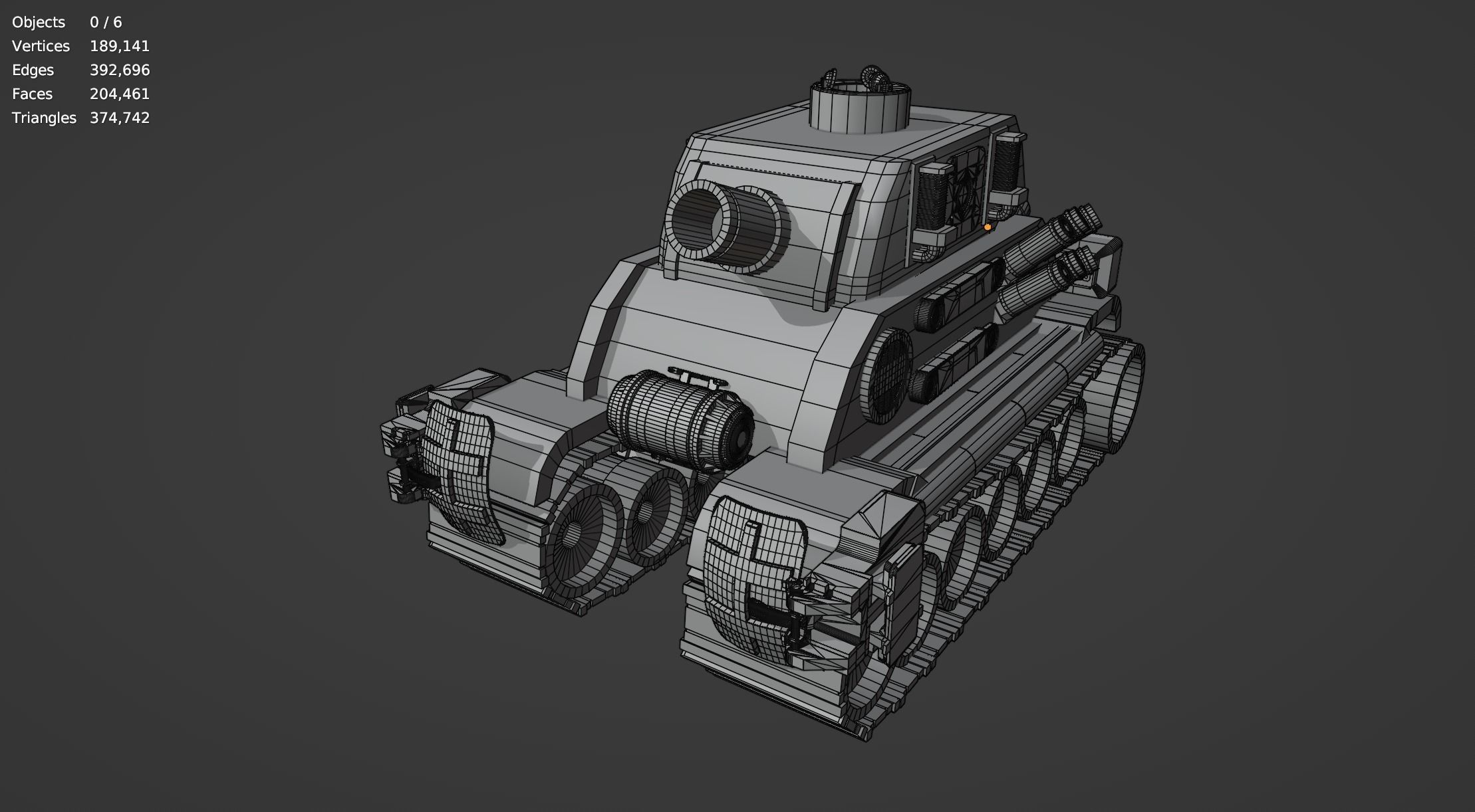 Metal Slug Mecha Vehicles Pack 4 In 1 - Only Mesh 3D model_46