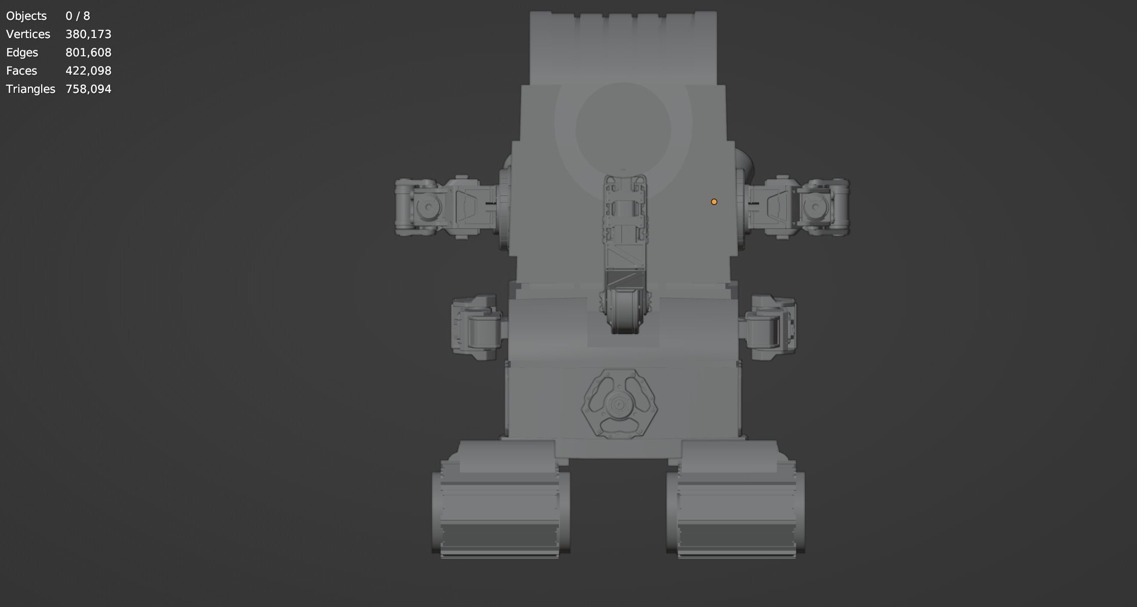 Metal Slug Mecha Vehicles Pack 4 In 1 - Only Mesh 3D model_50