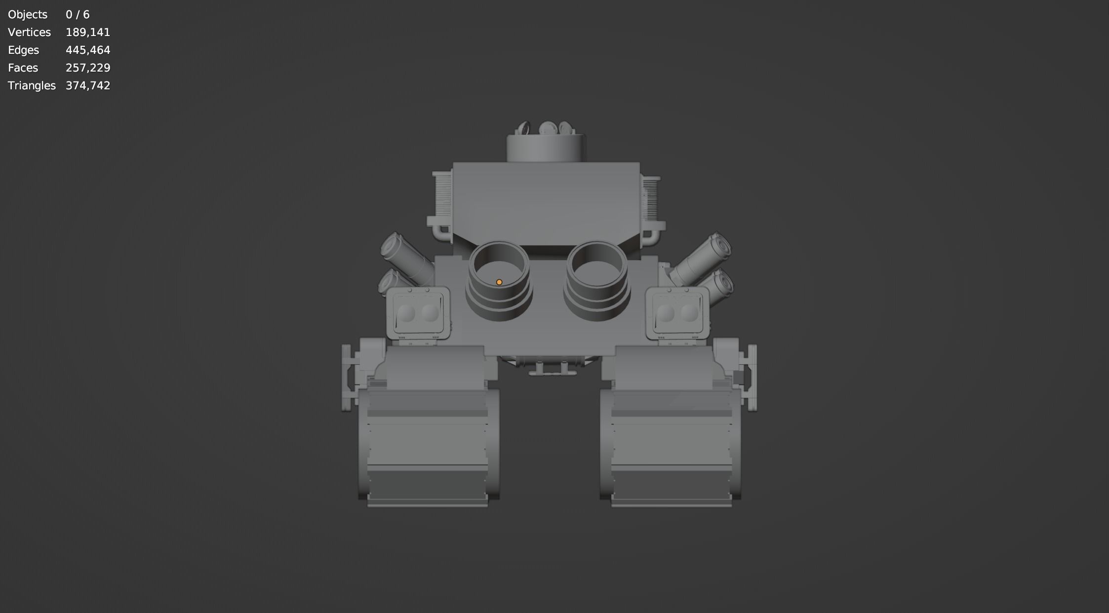 Metal Slug Mecha Vehicles Pack 4 In 1 - Only Mesh 3D model_39