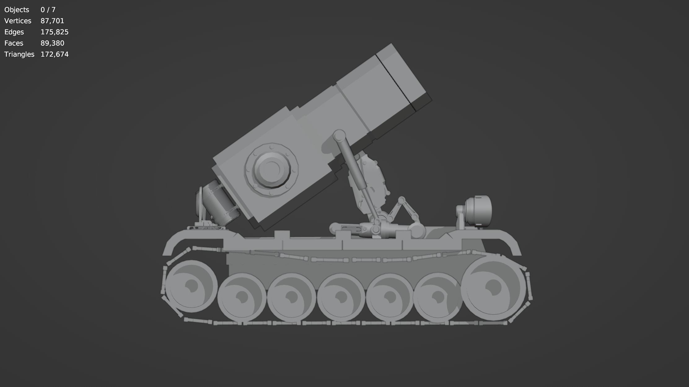 Metal Slug Mecha Vehicles Pack 4 In 1 - Only Mesh 3D model_34