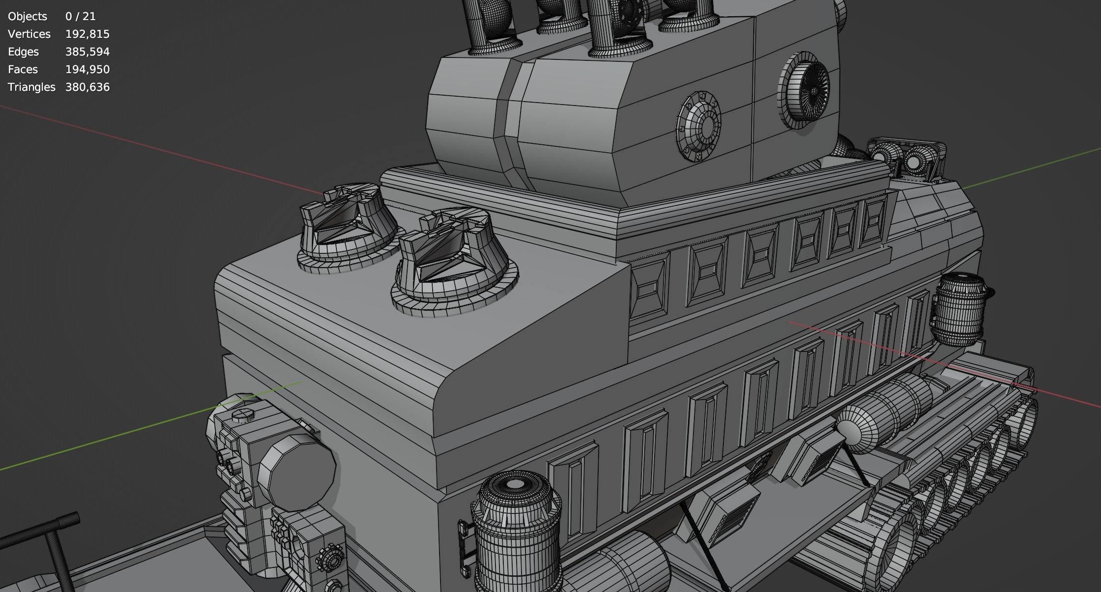 Metal Slug Mecha Vehicles Pack 4 In 1 - Only Mesh 3D model_28