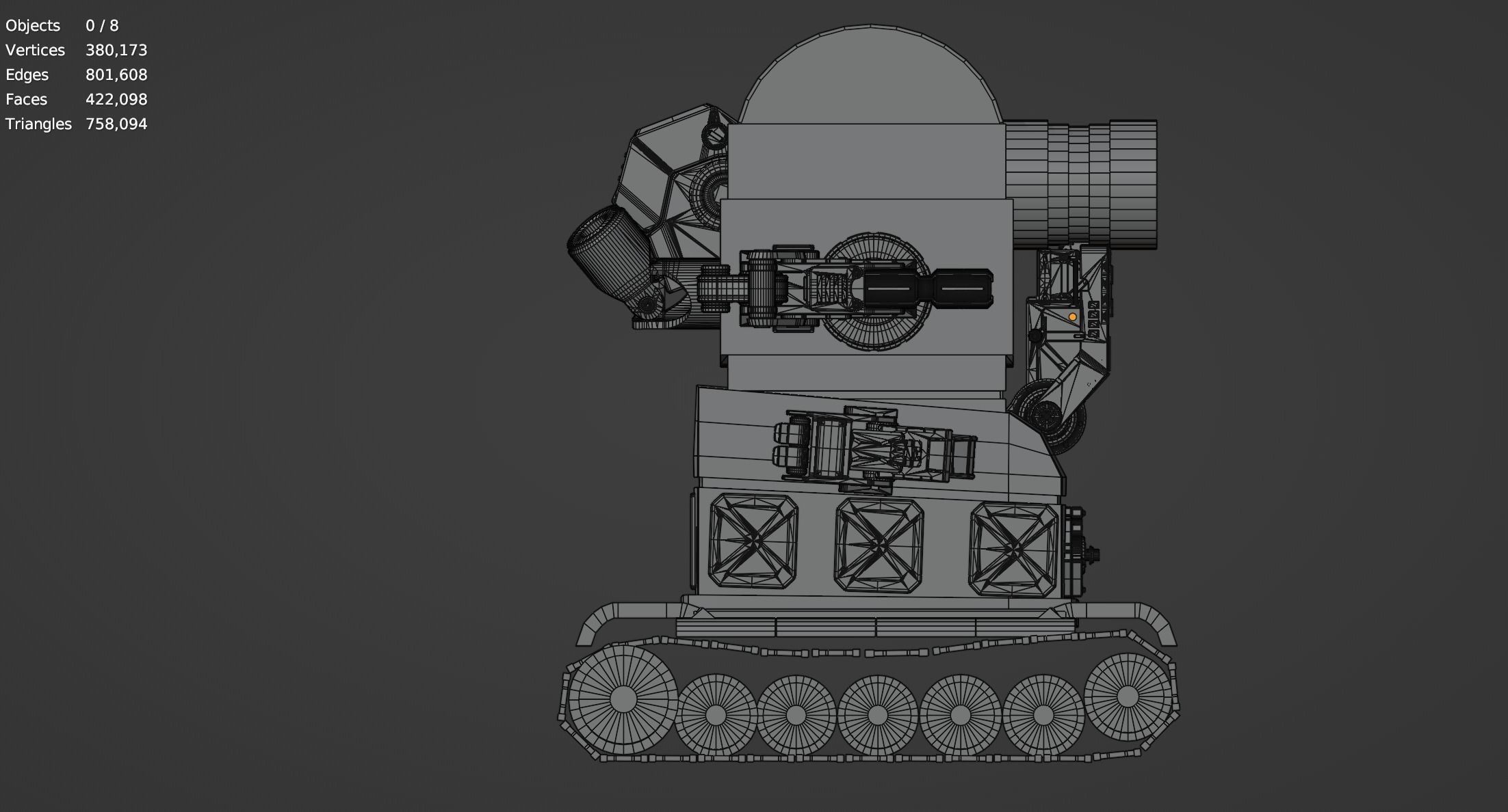 Metal Slug Mecha Vehicles Pack 4 In 1 - Only Mesh 3D model_57