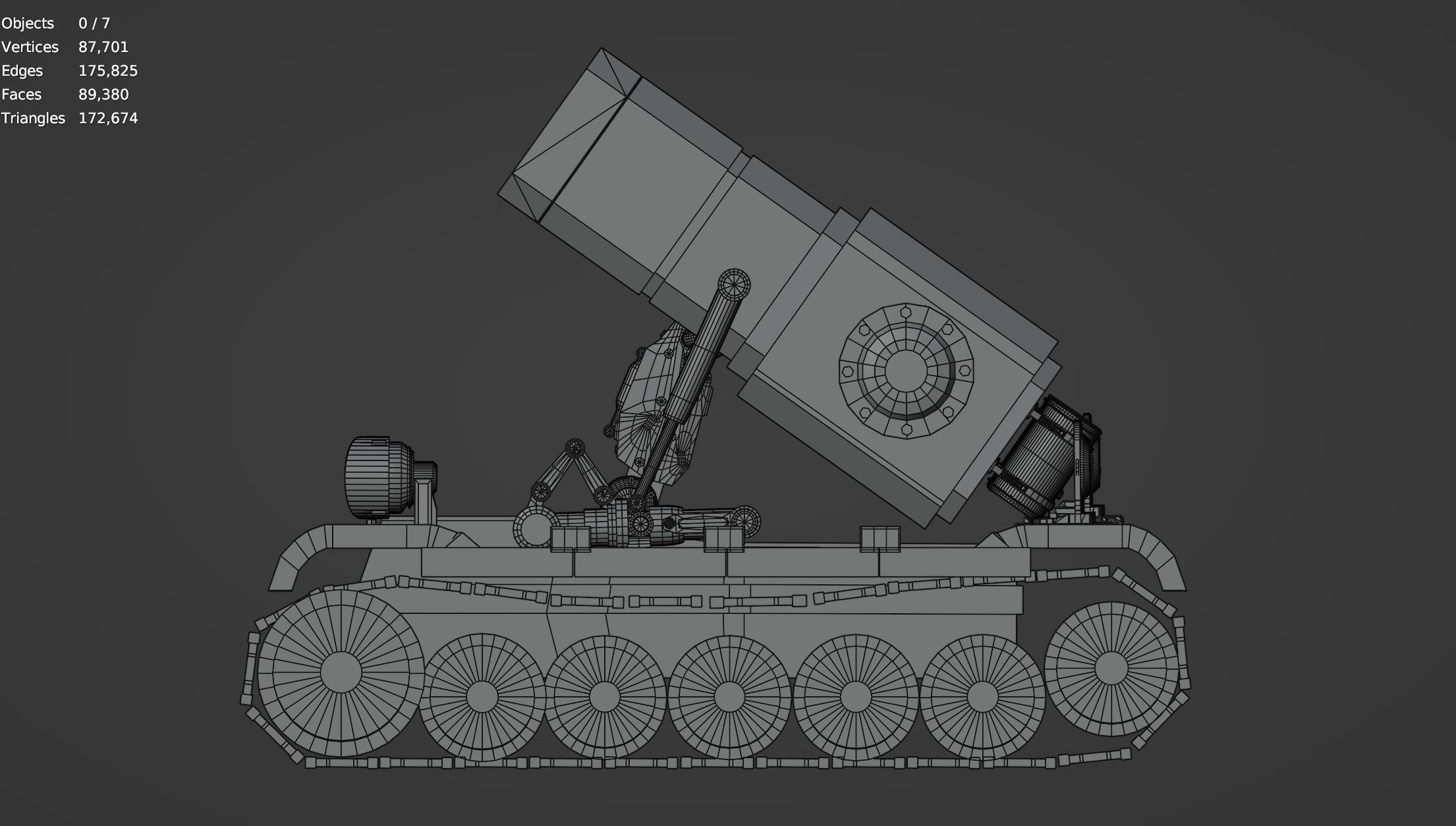 Metal Slug Mecha Vehicles Pack 4 In 1 - Only Mesh 3D model_30