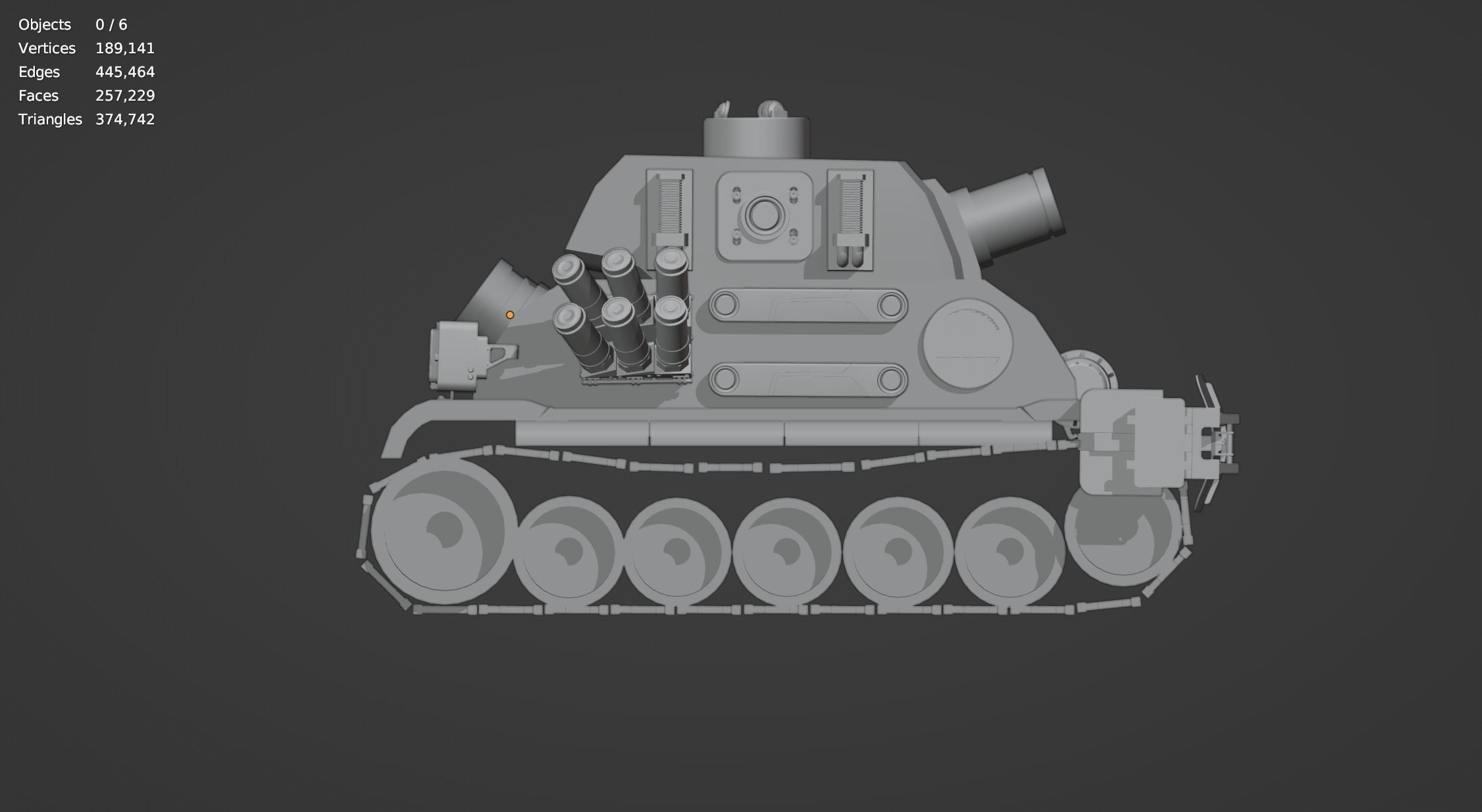 Metal Slug Mecha Vehicles Pack 4 In 1 - Only Mesh 3D model_40