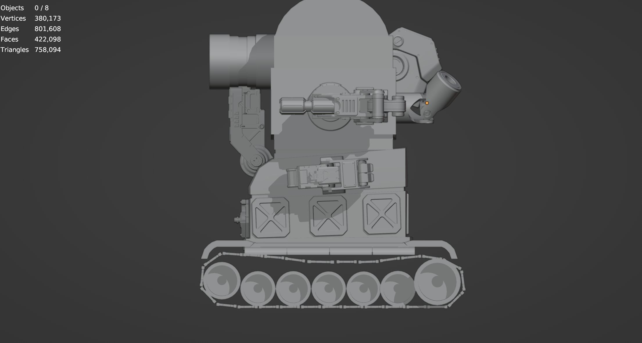 Metal Slug Mecha Vehicles Pack 4 In 1 - Only Mesh 3D model_56