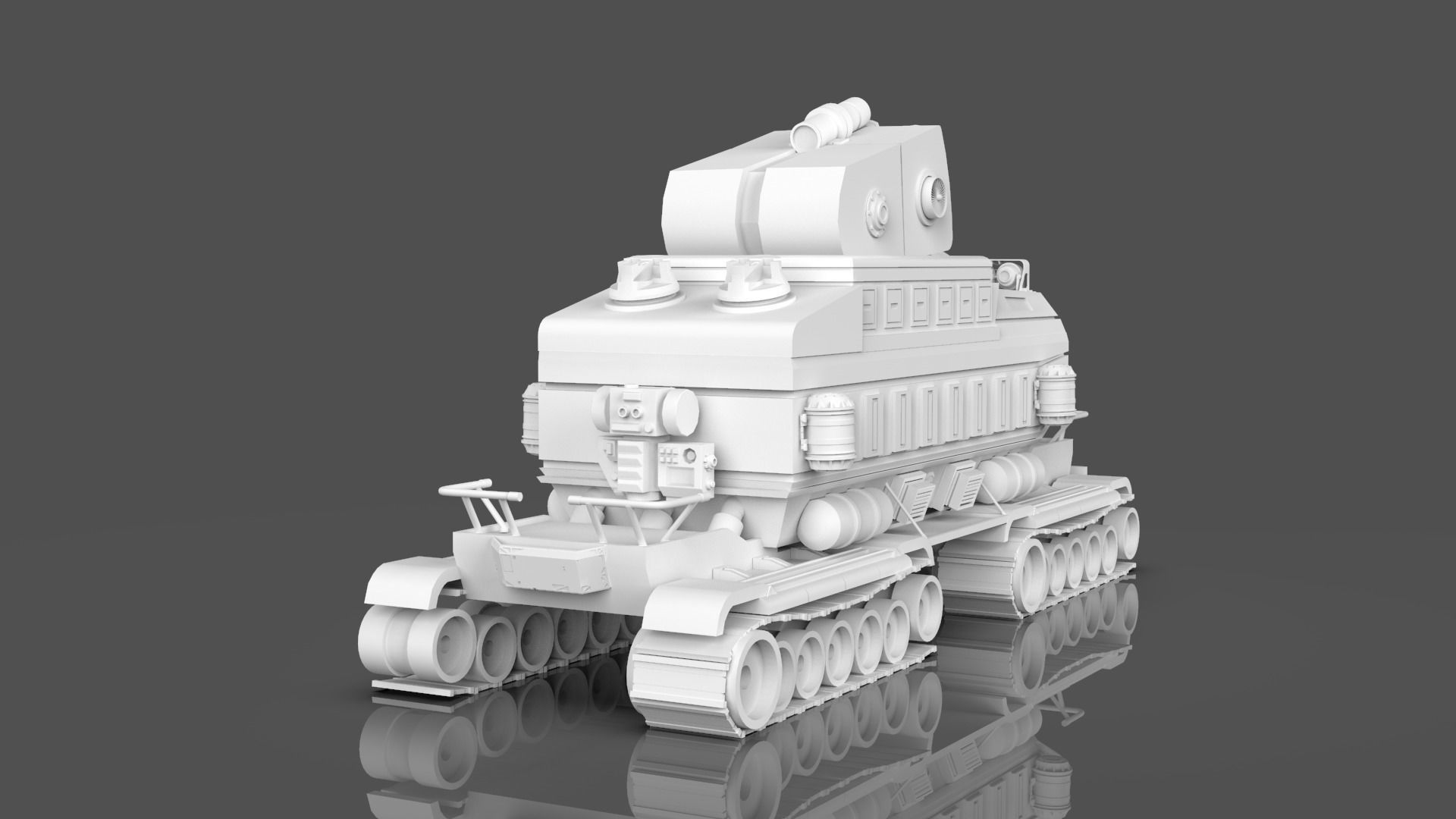 Metal Slug Mecha Vehicles Pack 4 In 1 - Only Mesh 3D model_5