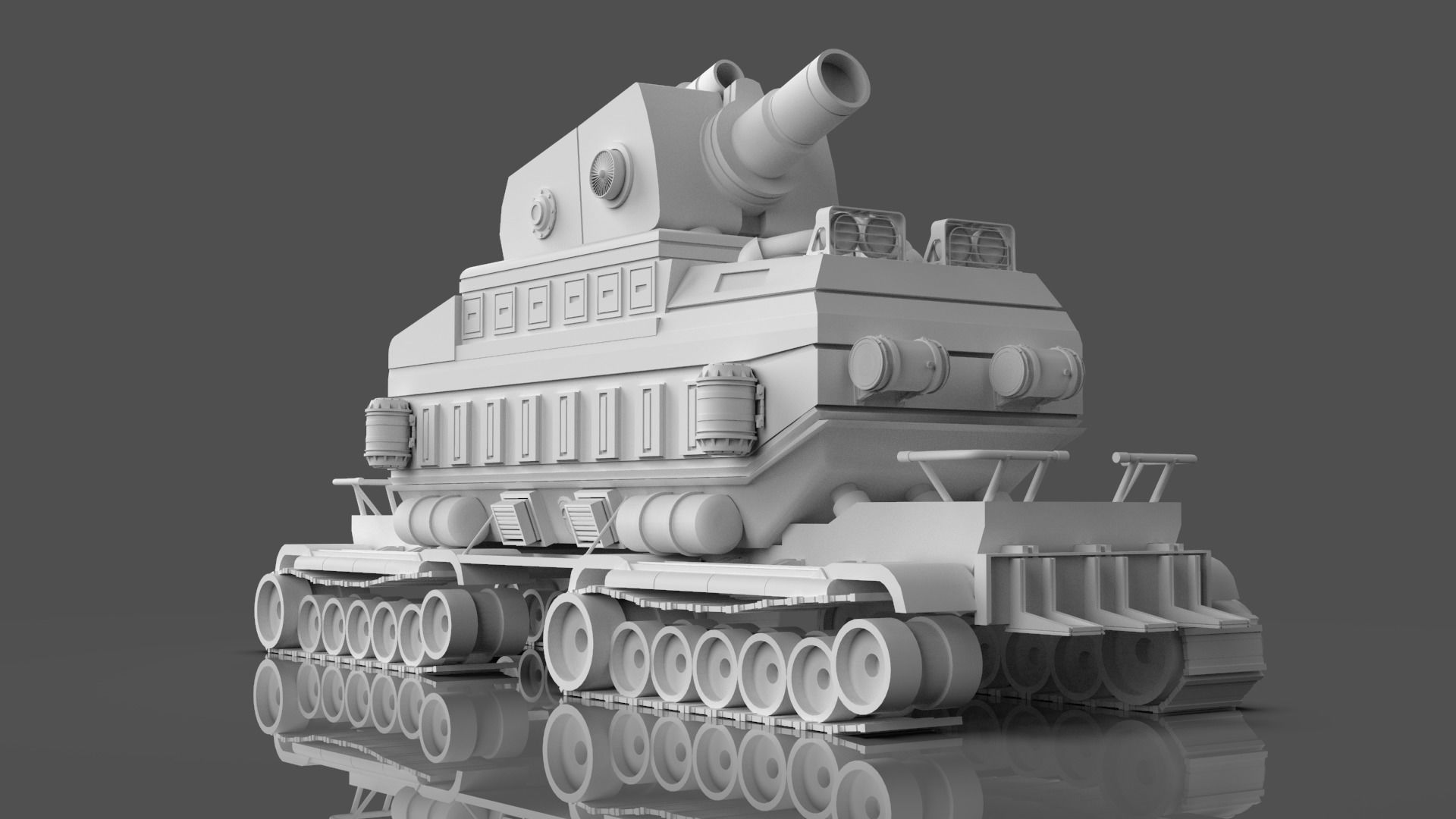 Metal Slug Mecha Vehicles Pack 4 In 1 - Only Mesh 3D model_7