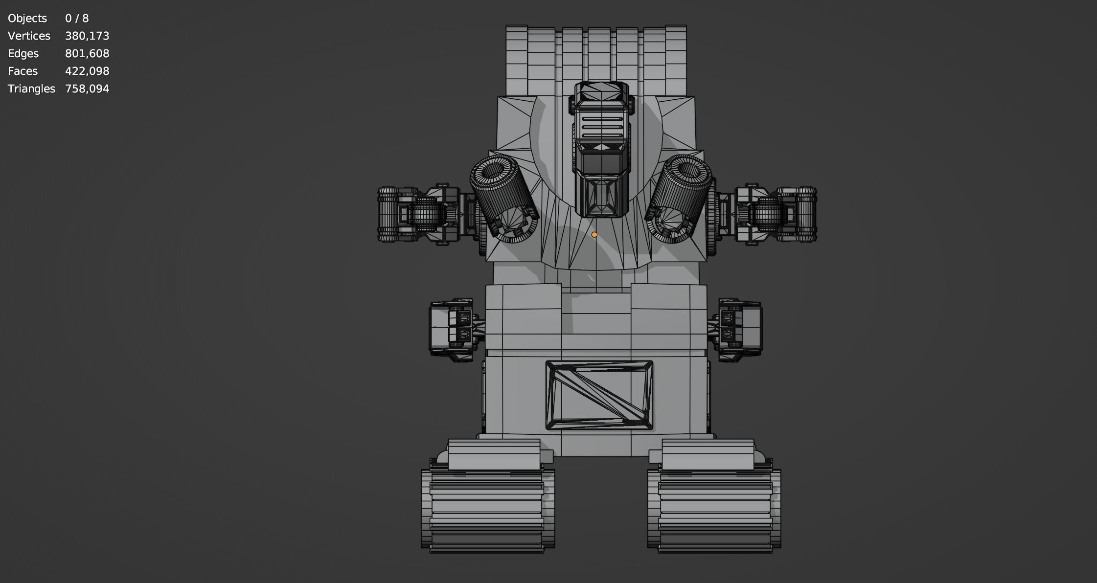 Metal Slug Mecha Vehicles Pack 4 In 1 - Only Mesh 3D model_51