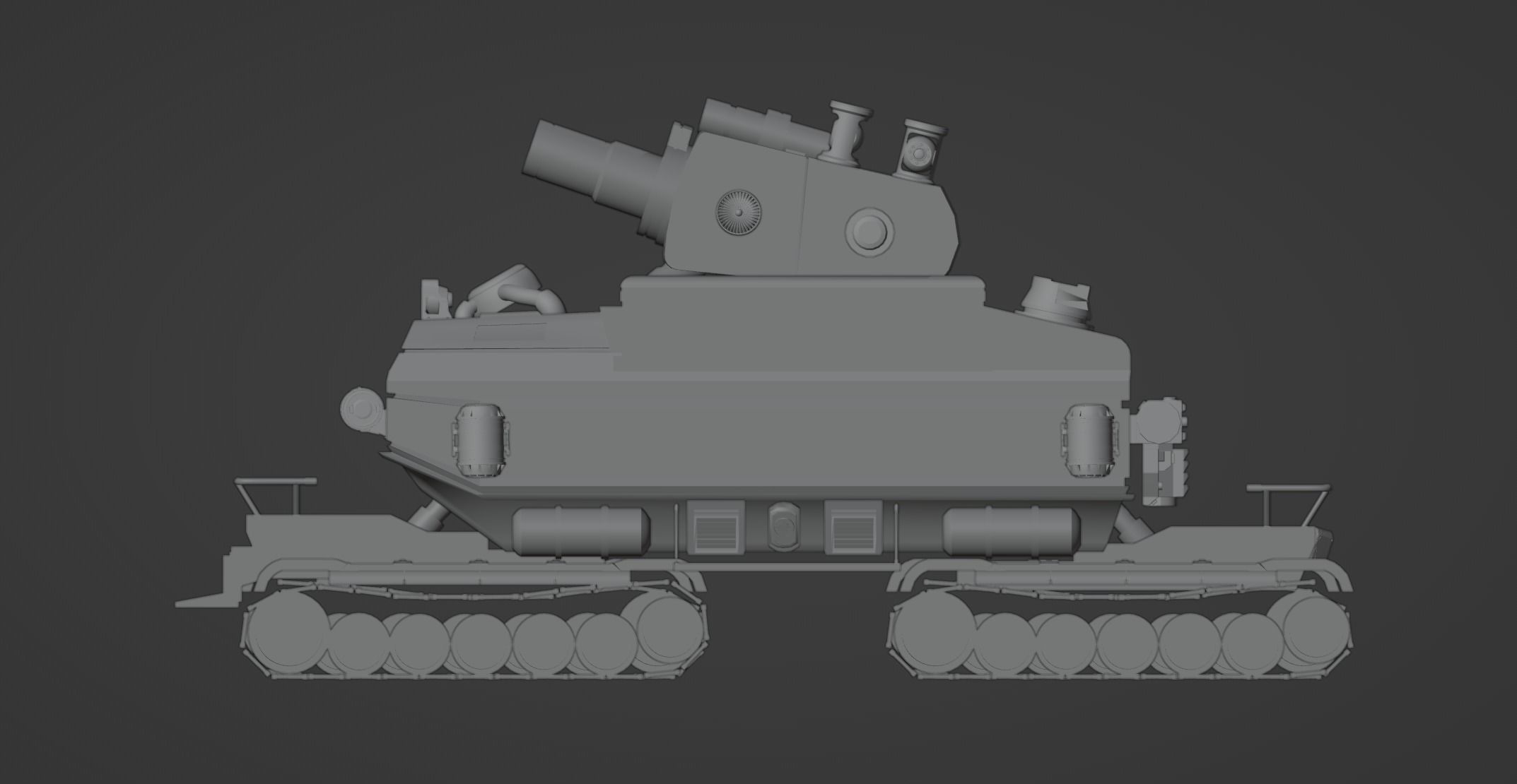 Metal Slug Mecha Vehicles Pack 4 In 1 - Only Mesh 3D model_18