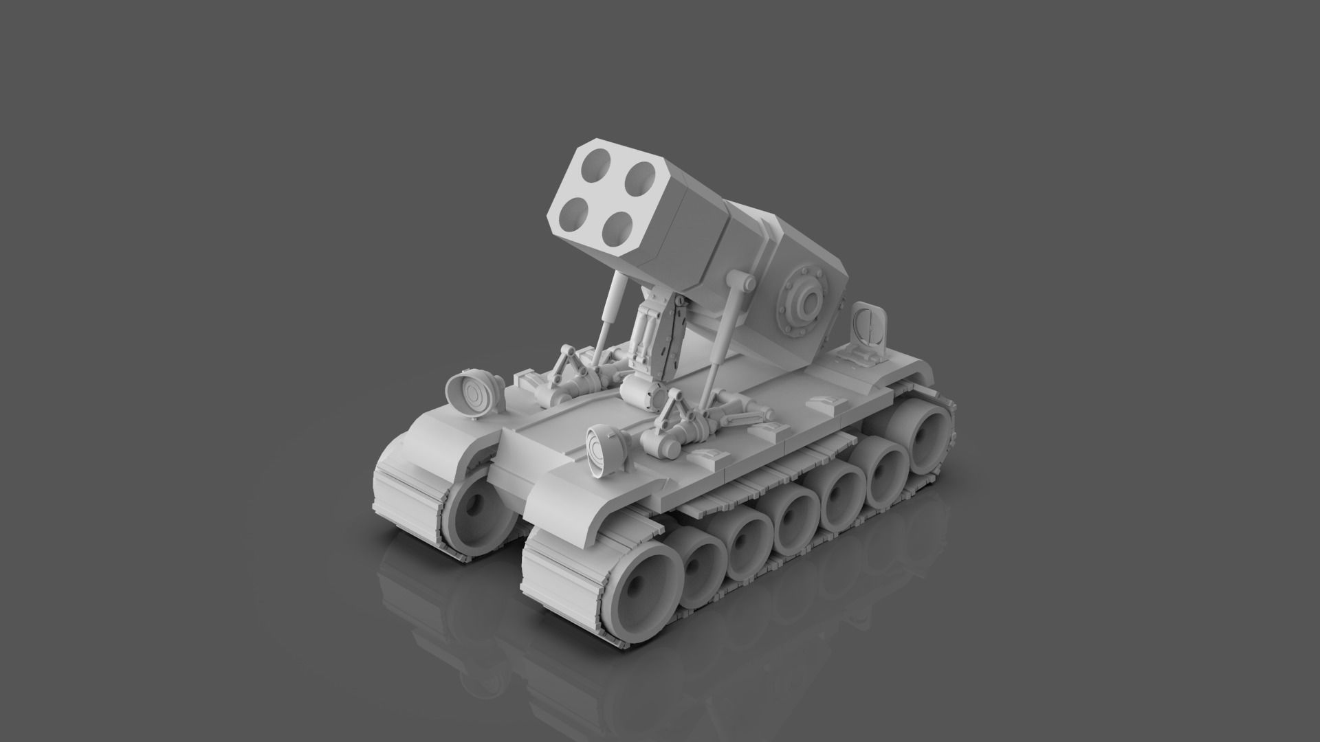 Metal Slug Mecha Vehicles Pack 4 In 1 - Only Mesh 3D model_9