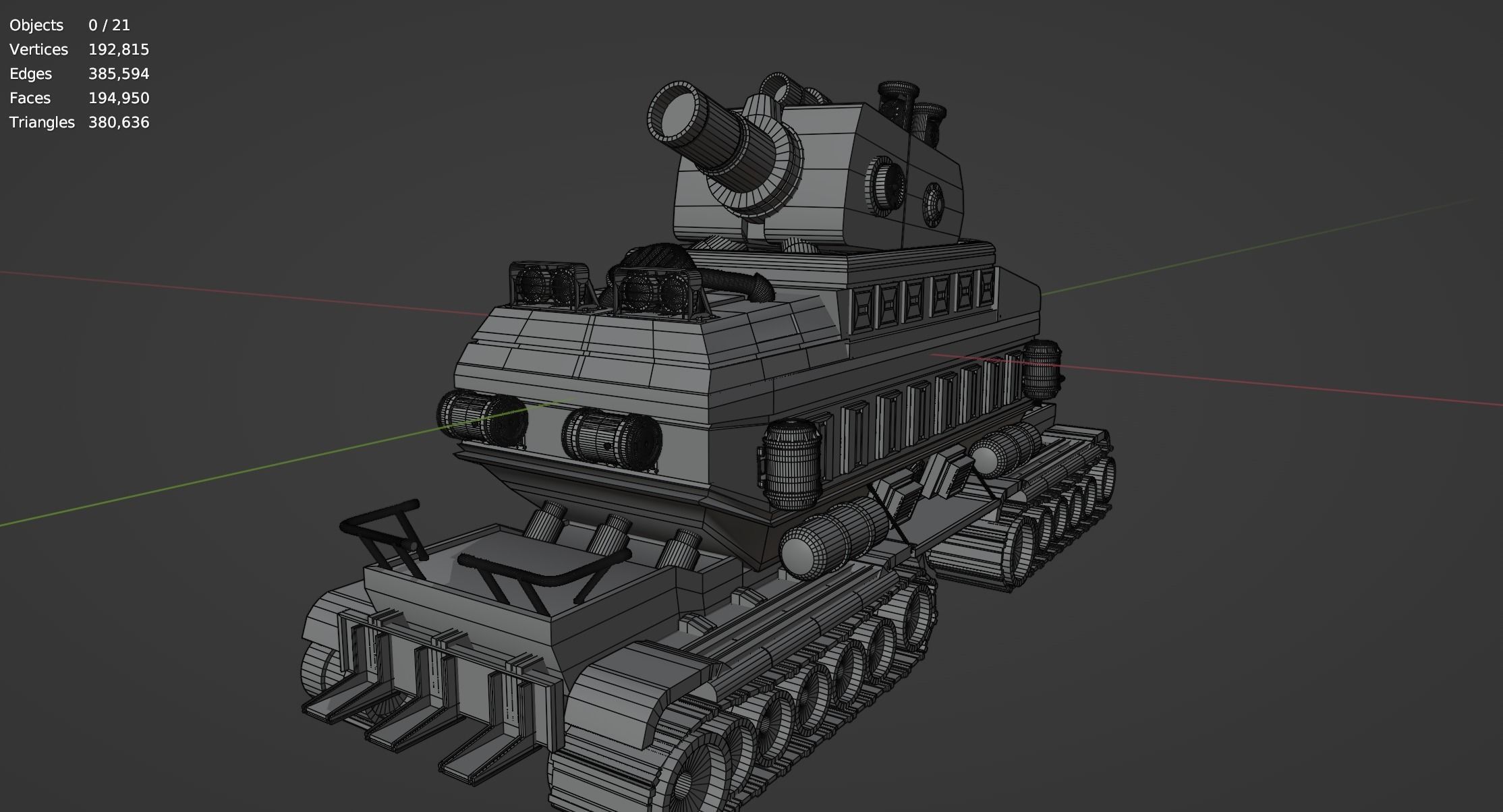 Metal Slug Mecha Vehicles Pack 4 In 1 - Only Mesh 3D model_26