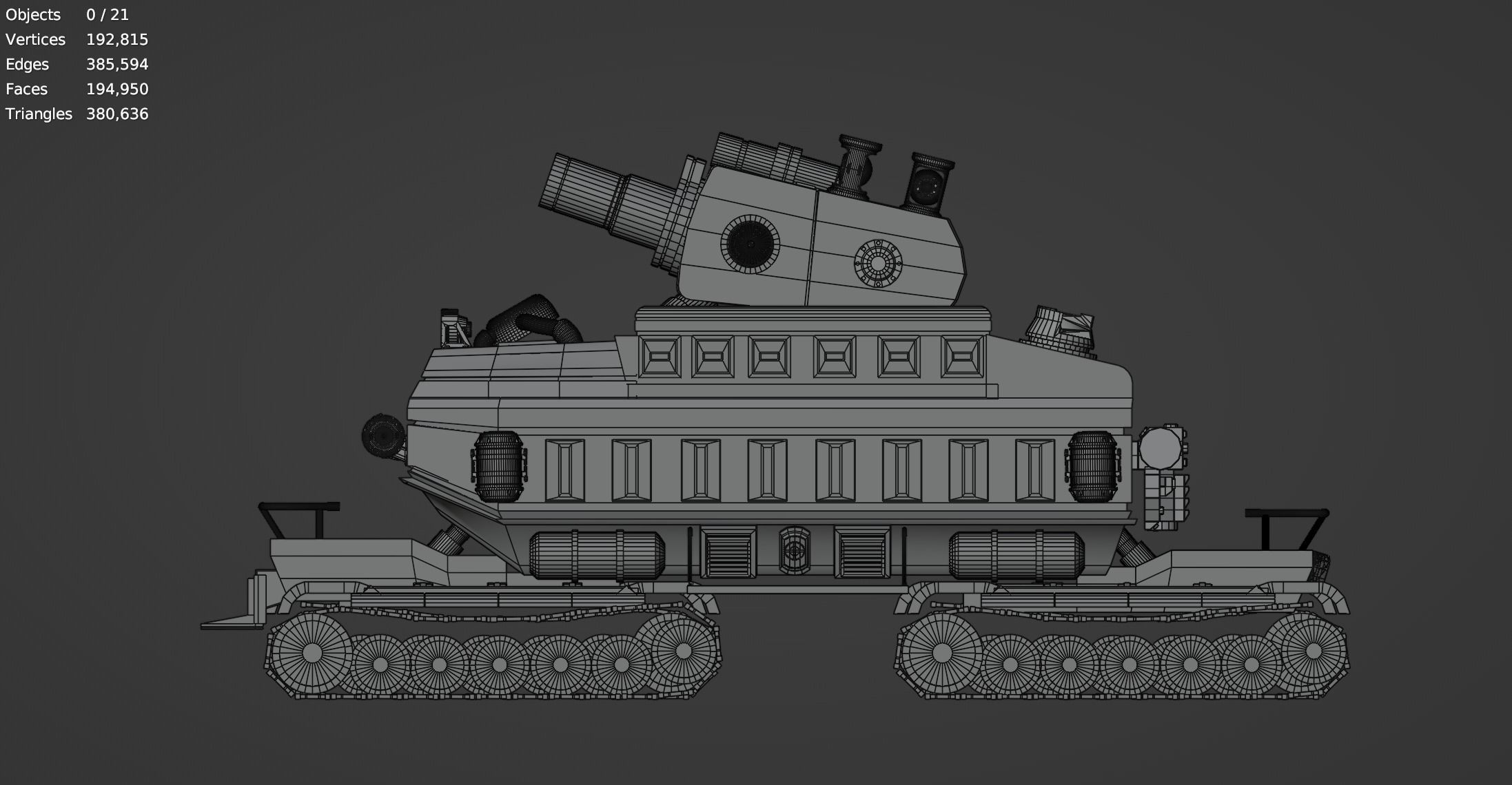 Metal Slug Mecha Vehicles Pack 4 In 1 - Only Mesh 3D model_24