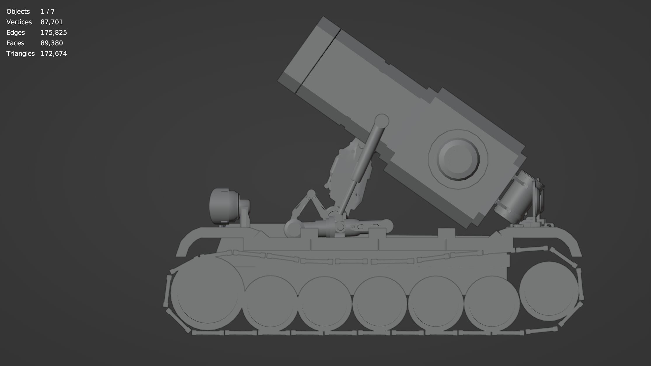 Metal Slug Mecha Vehicles Pack 4 In 1 - Only Mesh 3D model_33