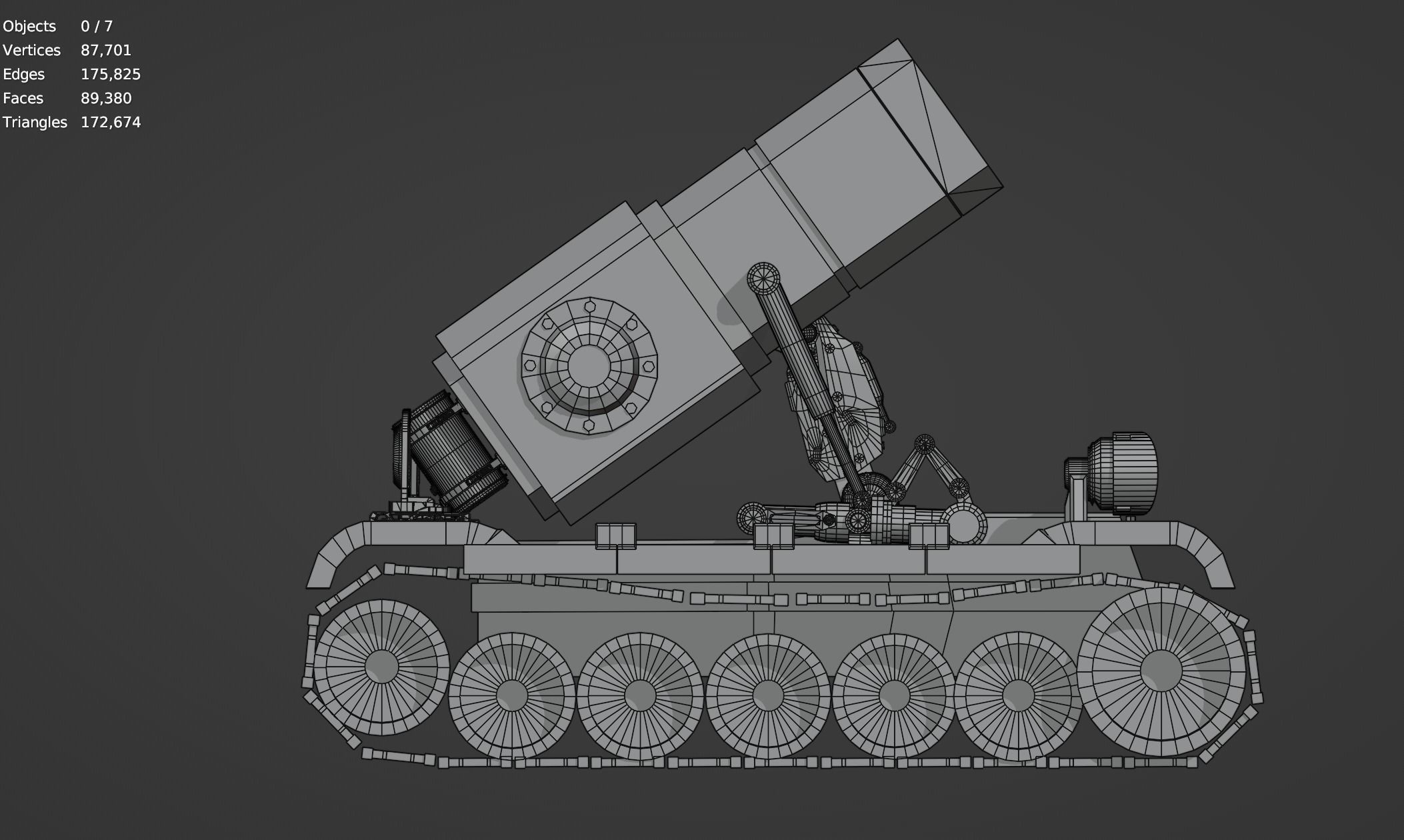 Metal Slug Mecha Vehicles Pack 4 In 1 - Only Mesh 3D model_38