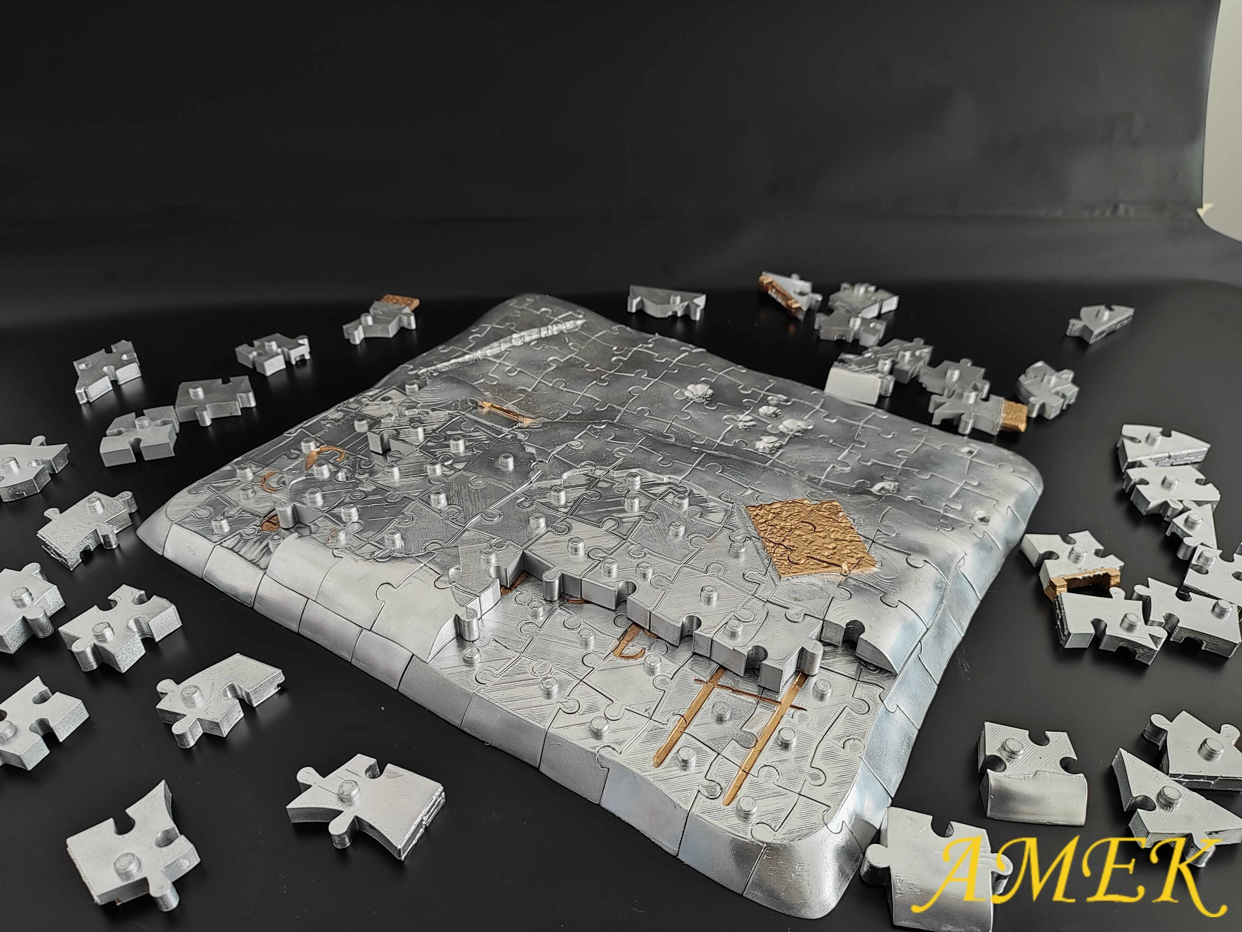 3D Puzzles Hagrids Hut 3D print model_11