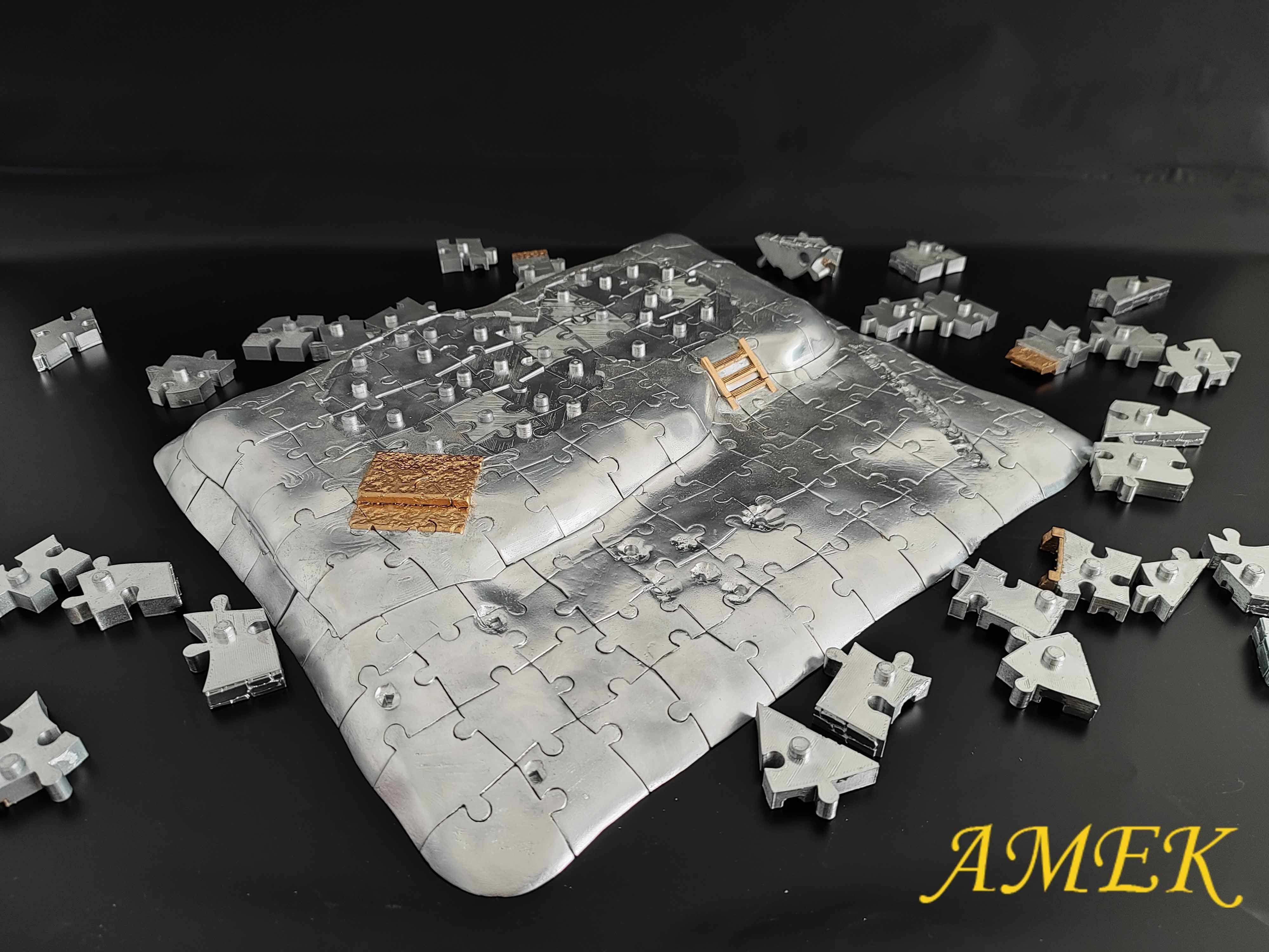 3D Puzzles Hagrids Hut 3D print model_10