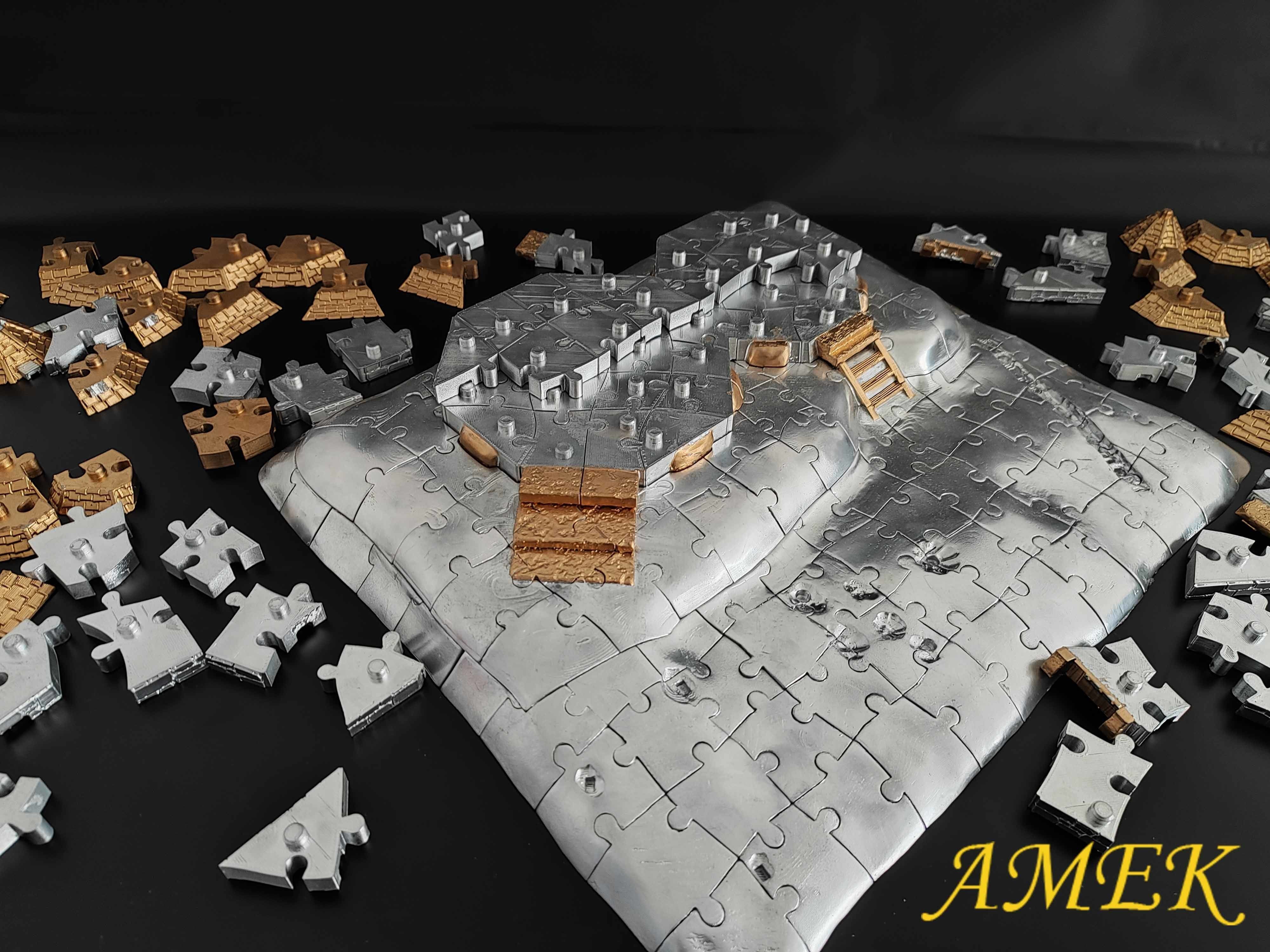 3D Puzzles Hagrids Hut 3D print model_9